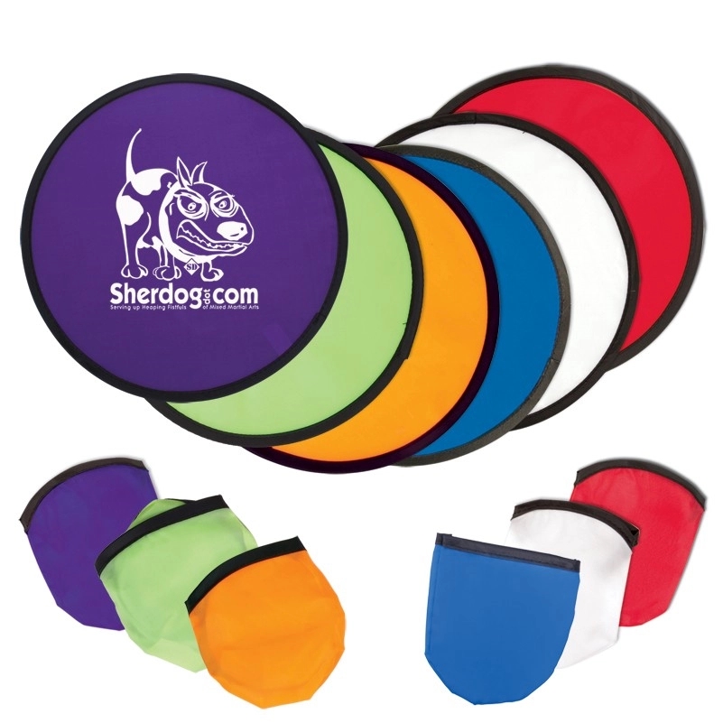 10" Foldable Flying Disc with Pouch