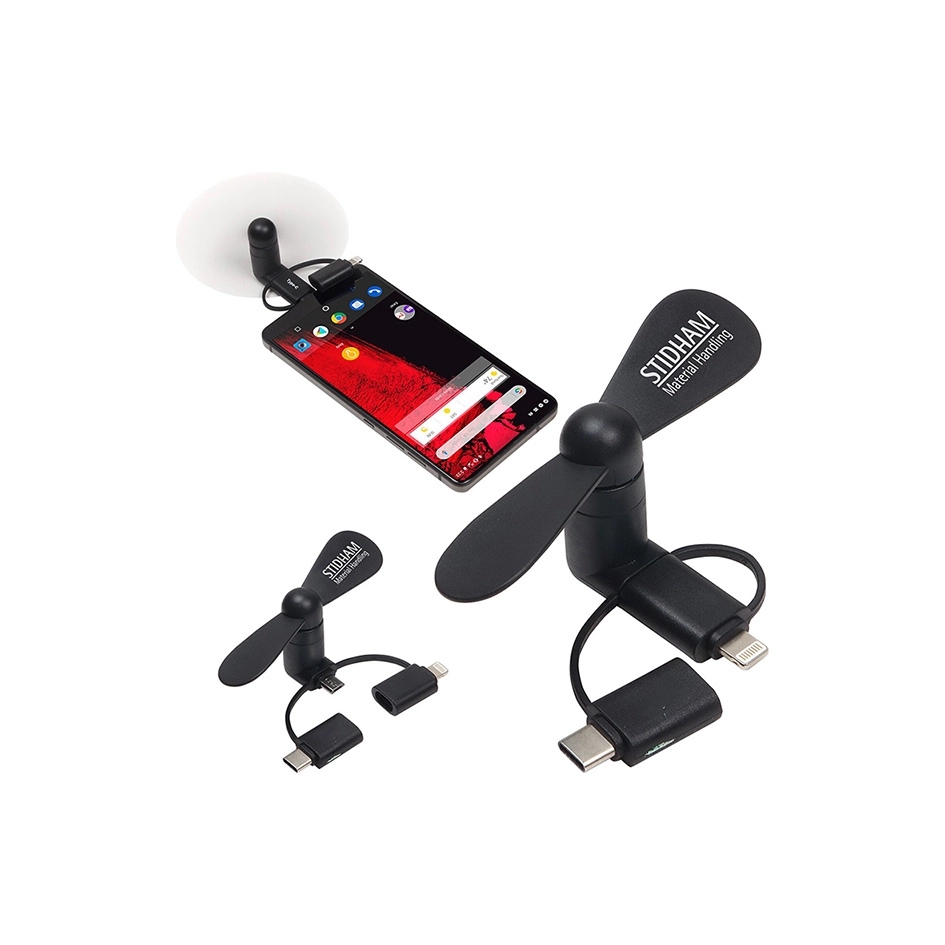 Portable 3 in 1 Mini USB Phone Fan