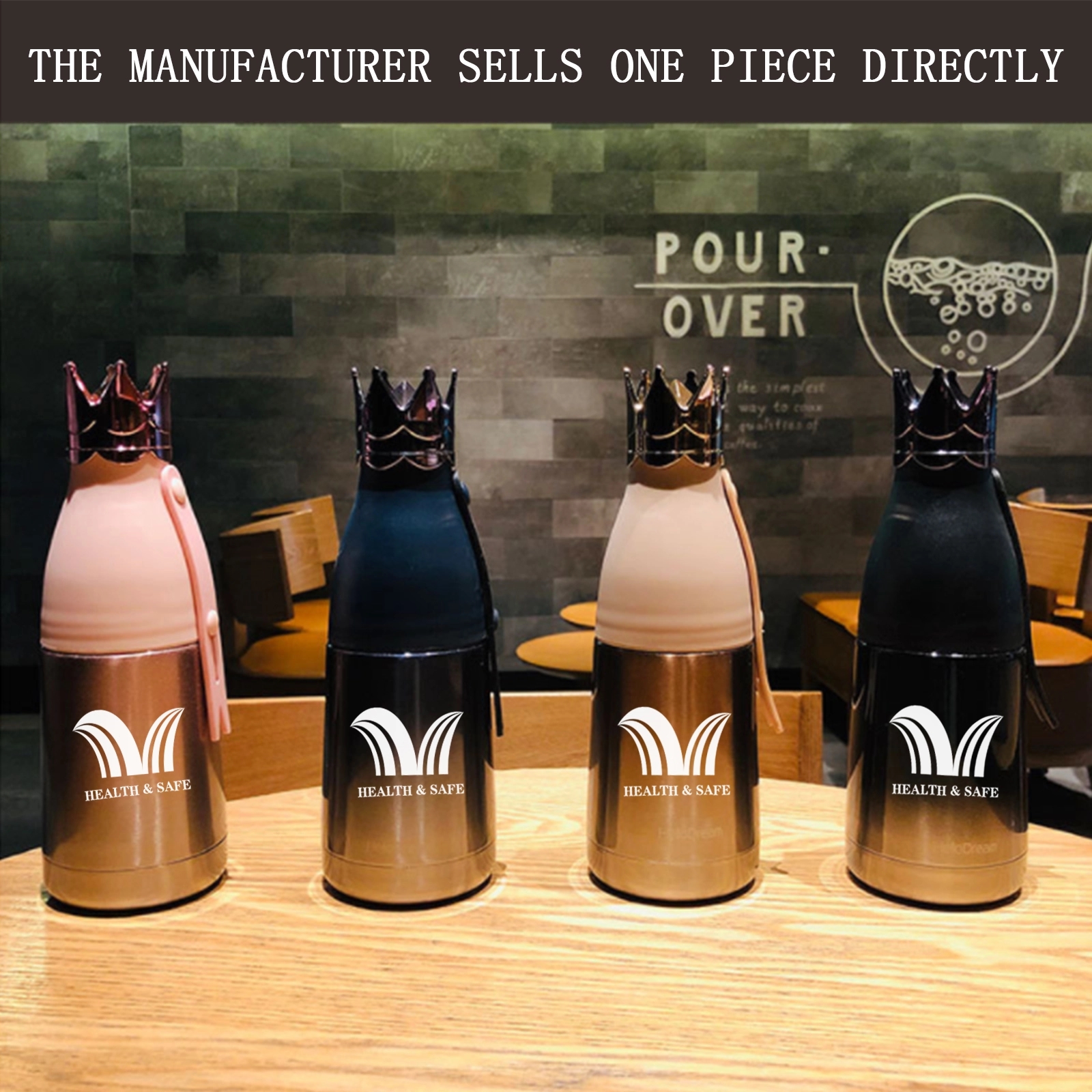 12 oz Vacuum Water Bottles BPA Free