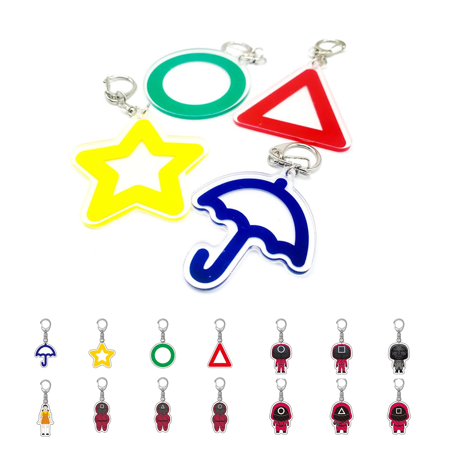 keychain pendant Resin Carabiner Clips