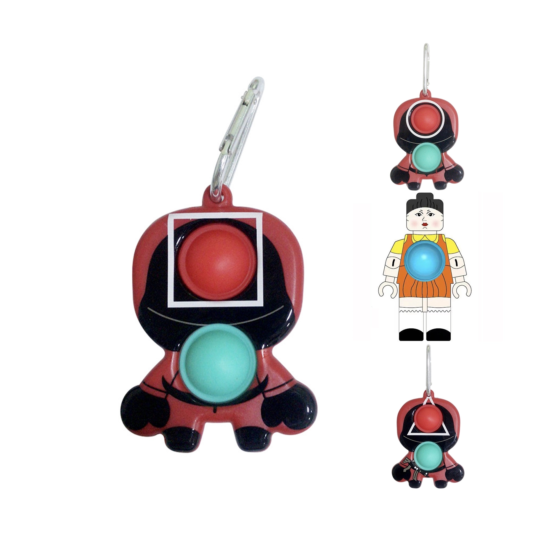 keychain pendant Fidget Carabiner Clips