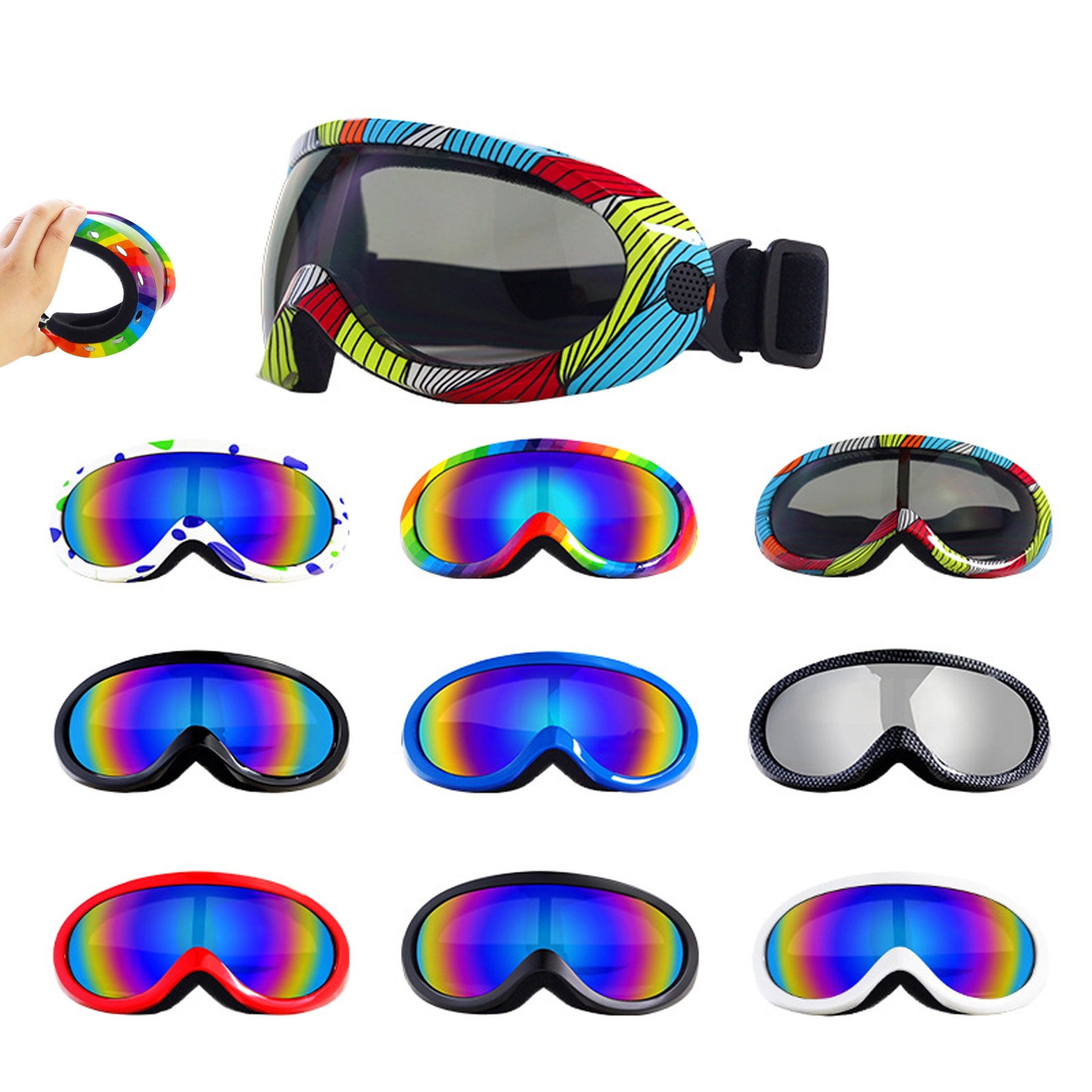 Ski Goggles Snowboard SnowAnti Fog UV ATV