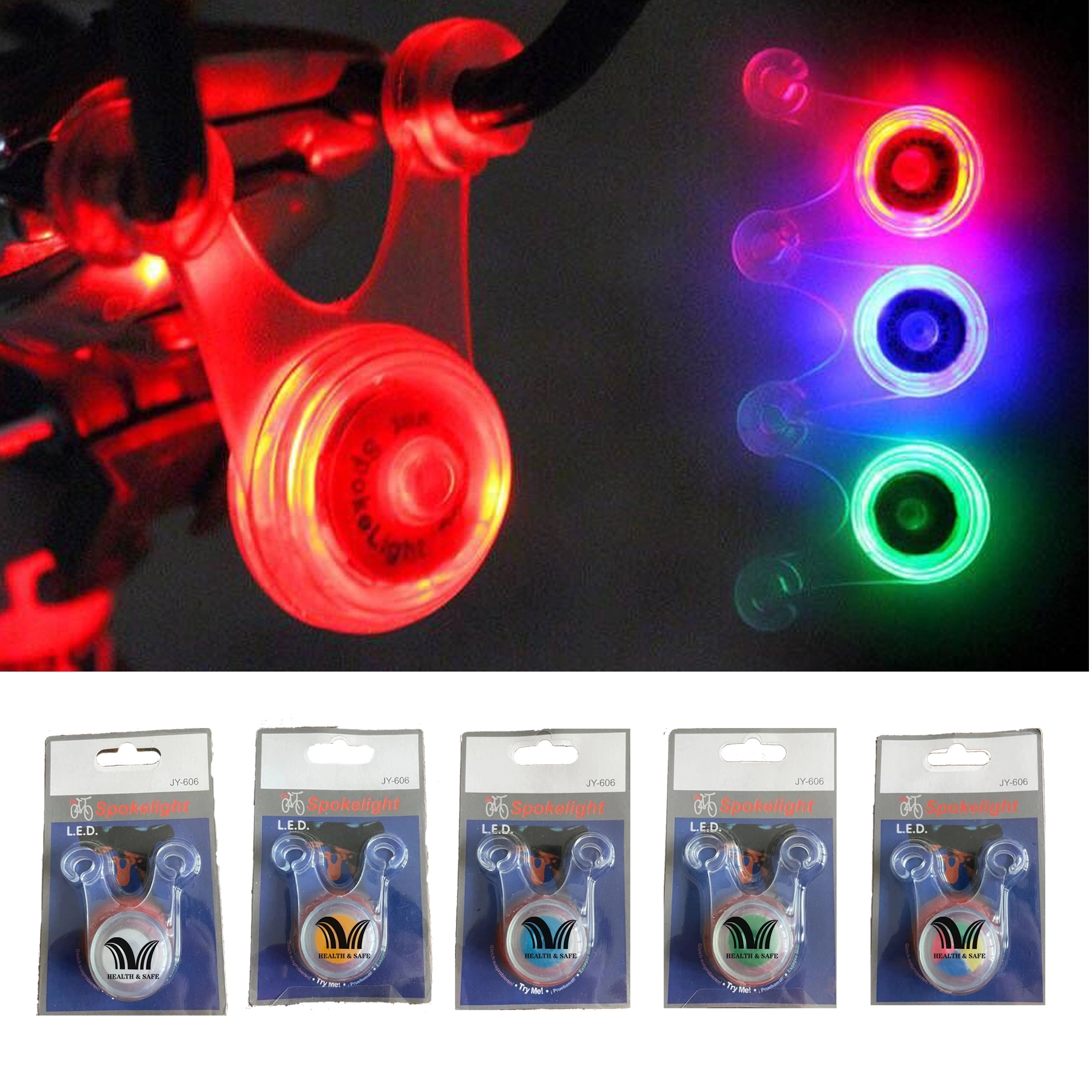 Mountain Bike Light Bicycle Accessories Warning Headlight