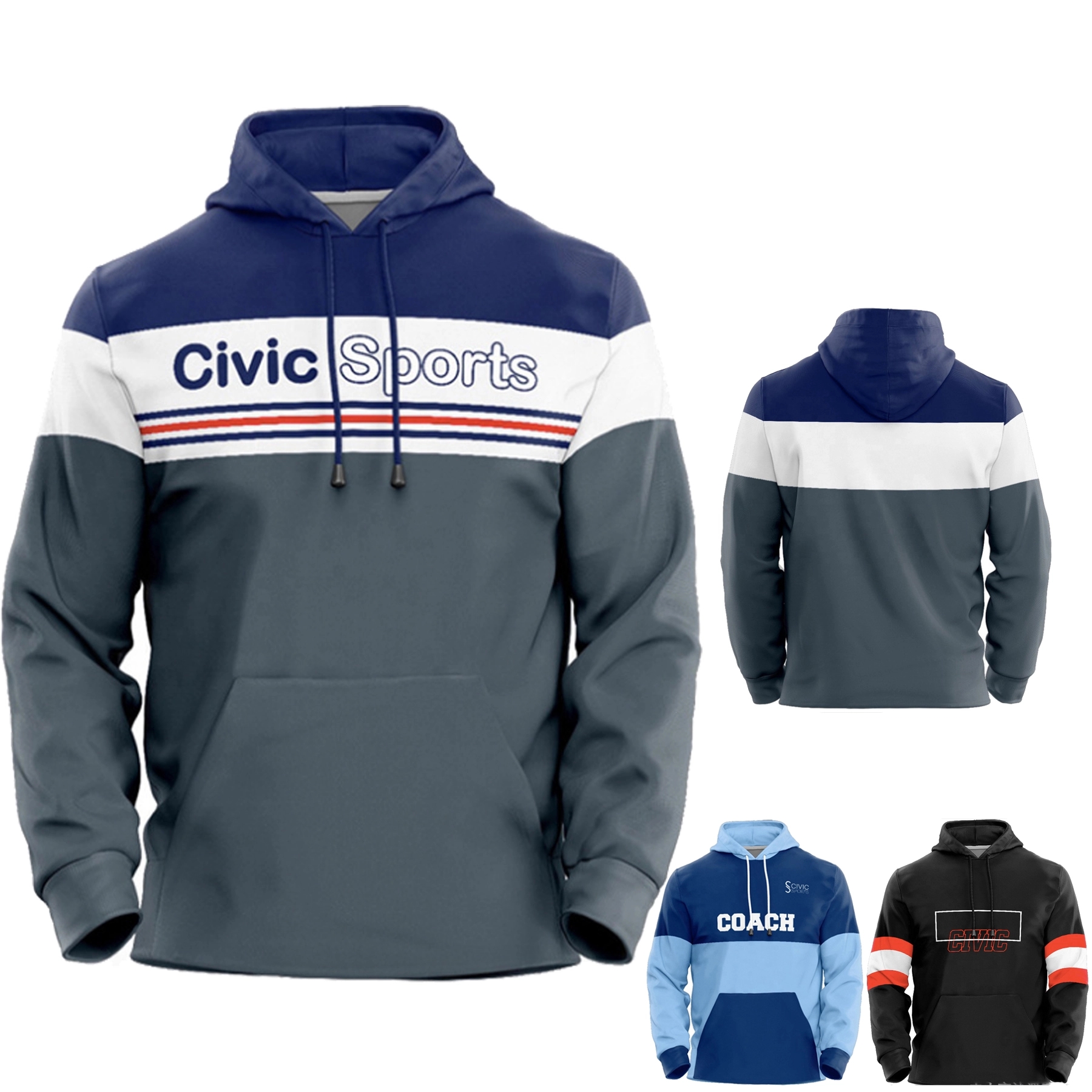 Men's Fleece Hooded Sweatshirt