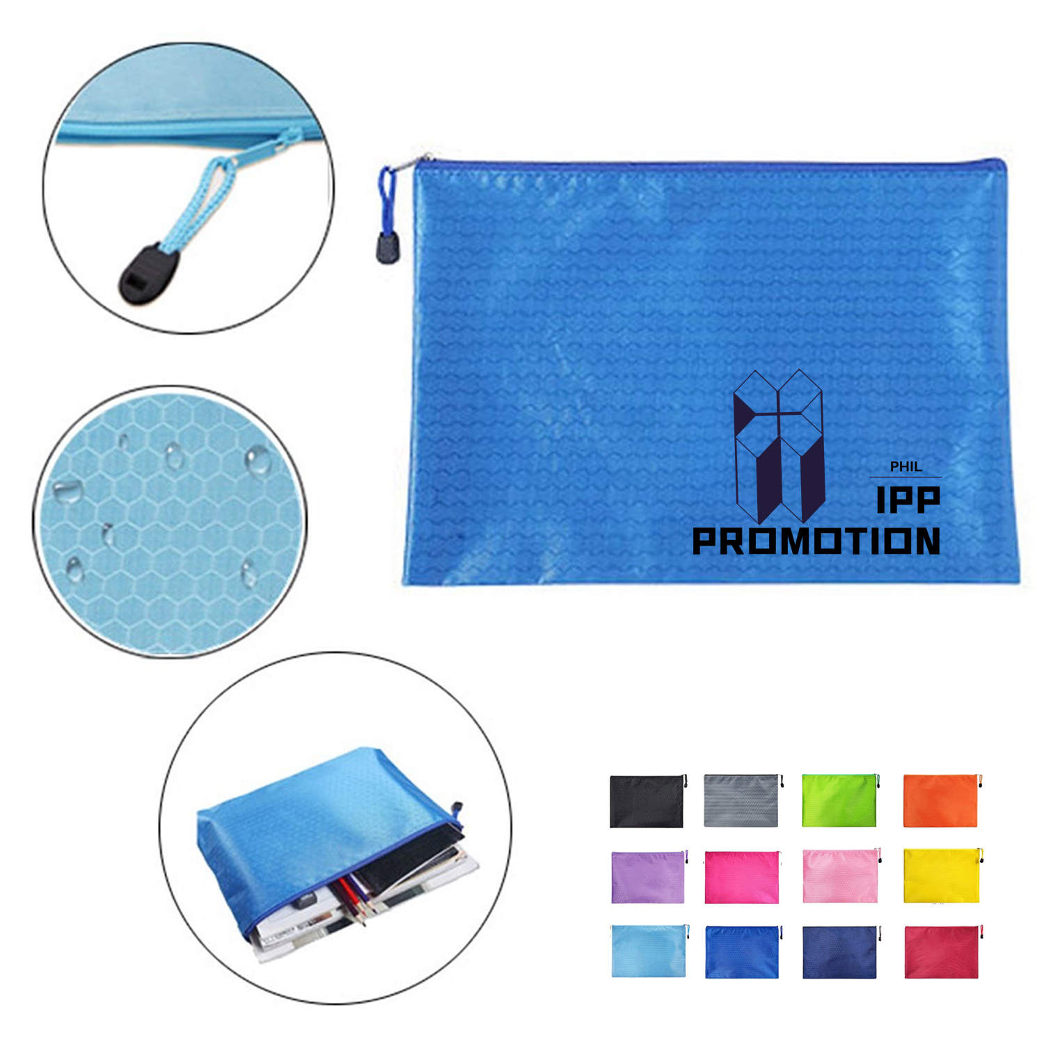 Waterproof Zipper File Bag