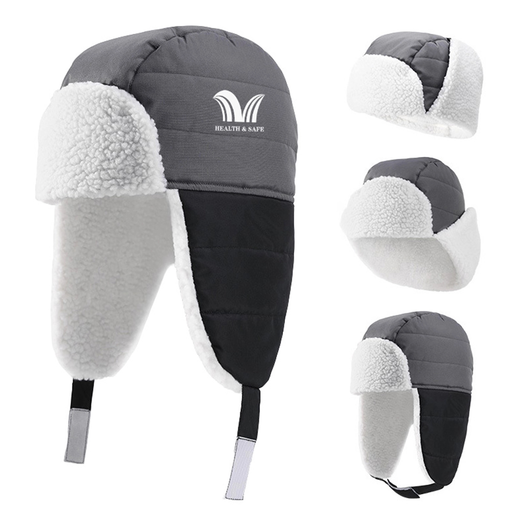 Trooper Hat With Snowboard Fur Ear Flaps