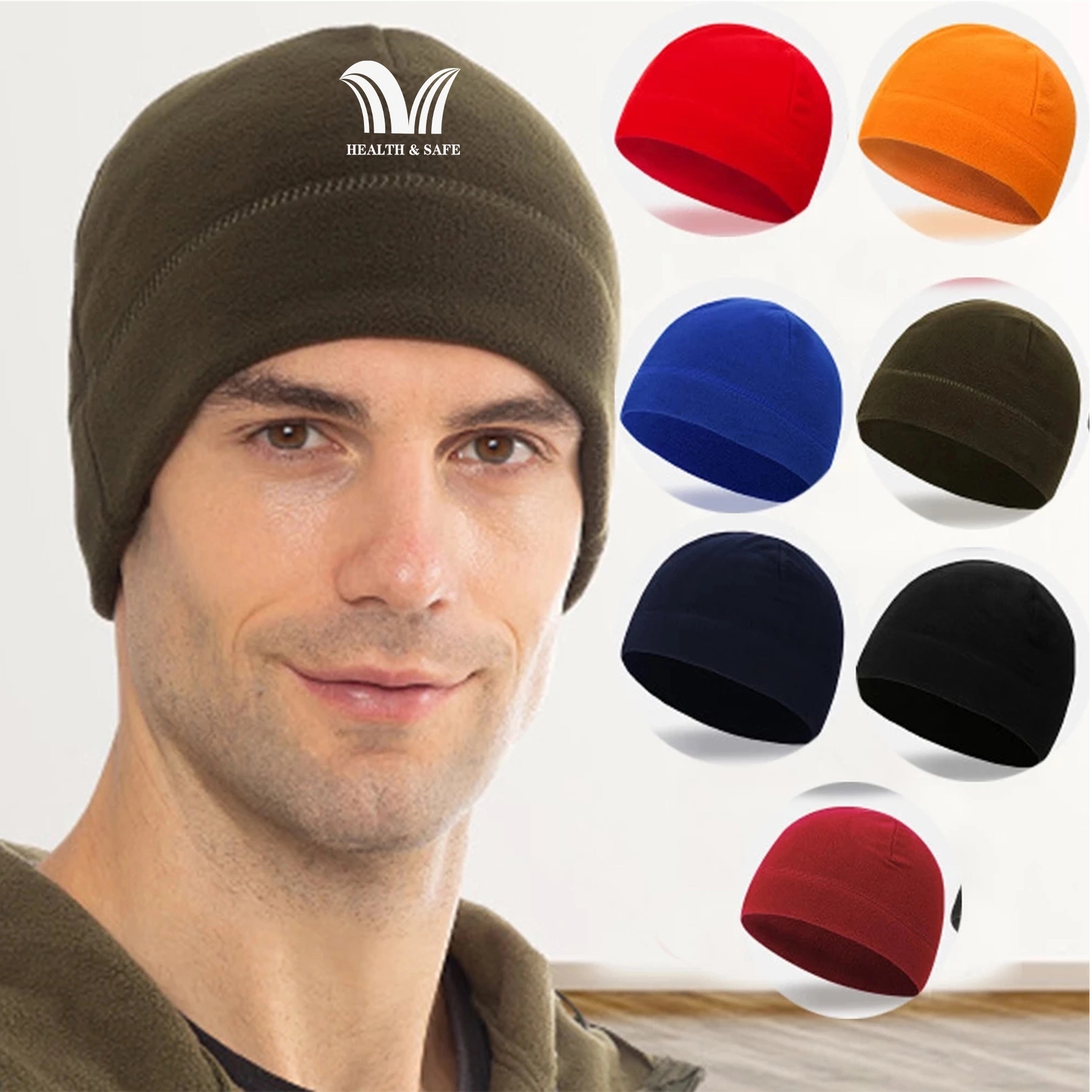 Winter Windproof Fleece Beanie Cap