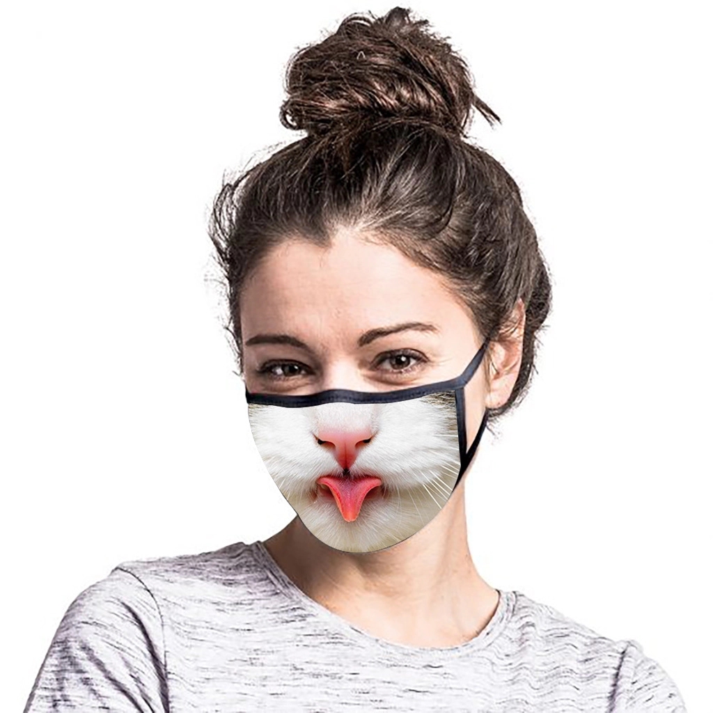 3 Layers Polyester/cotton Sublimation Face Mask