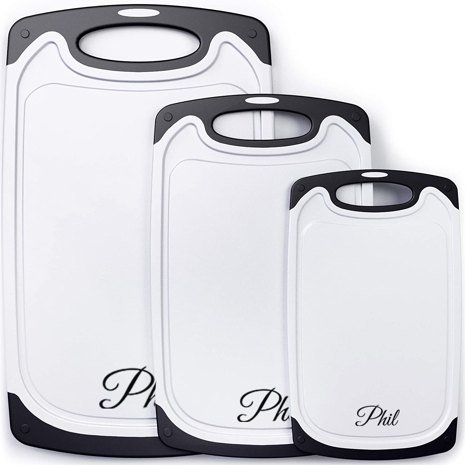 Set of 3 Plastic Cooking Cutting Board