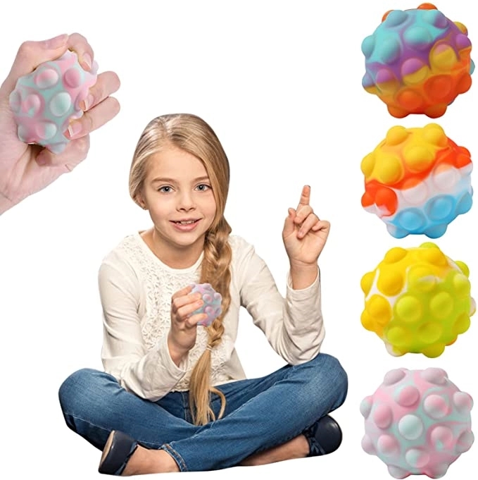 Mini Pop Finger Bubble Silicone Notebook Hand Toys