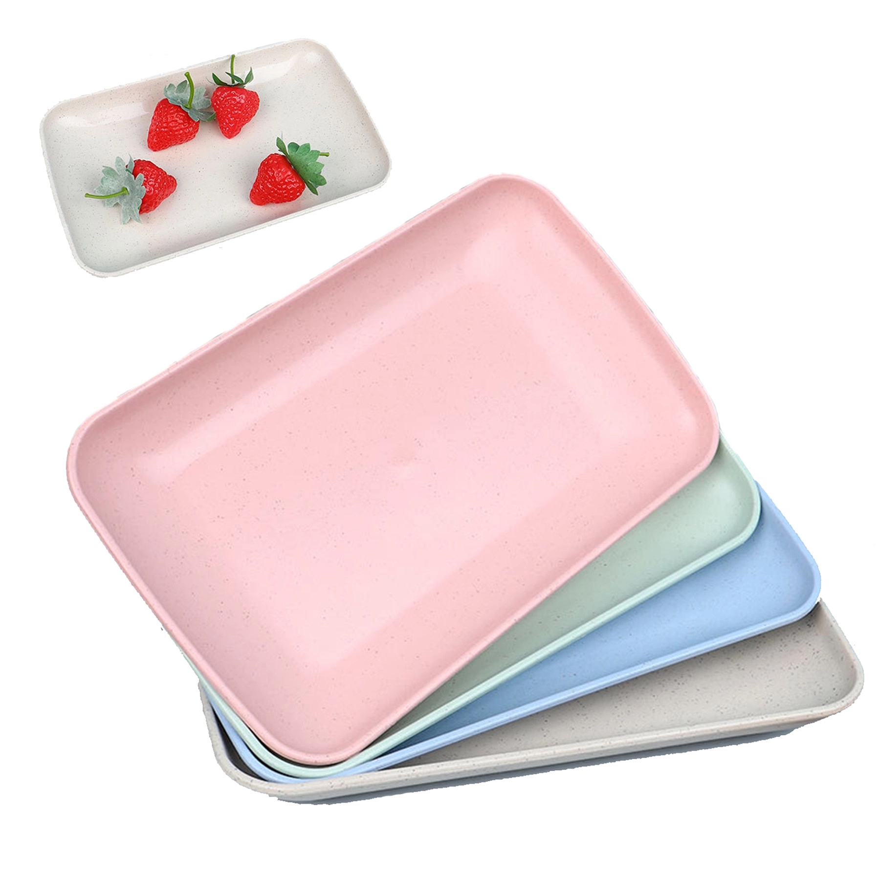 Lightweight Wheat Straw Dinner Plate