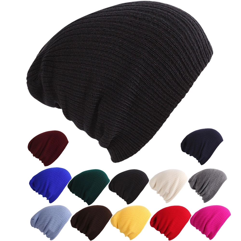 Slouchy Beanie Hat Double Thick
