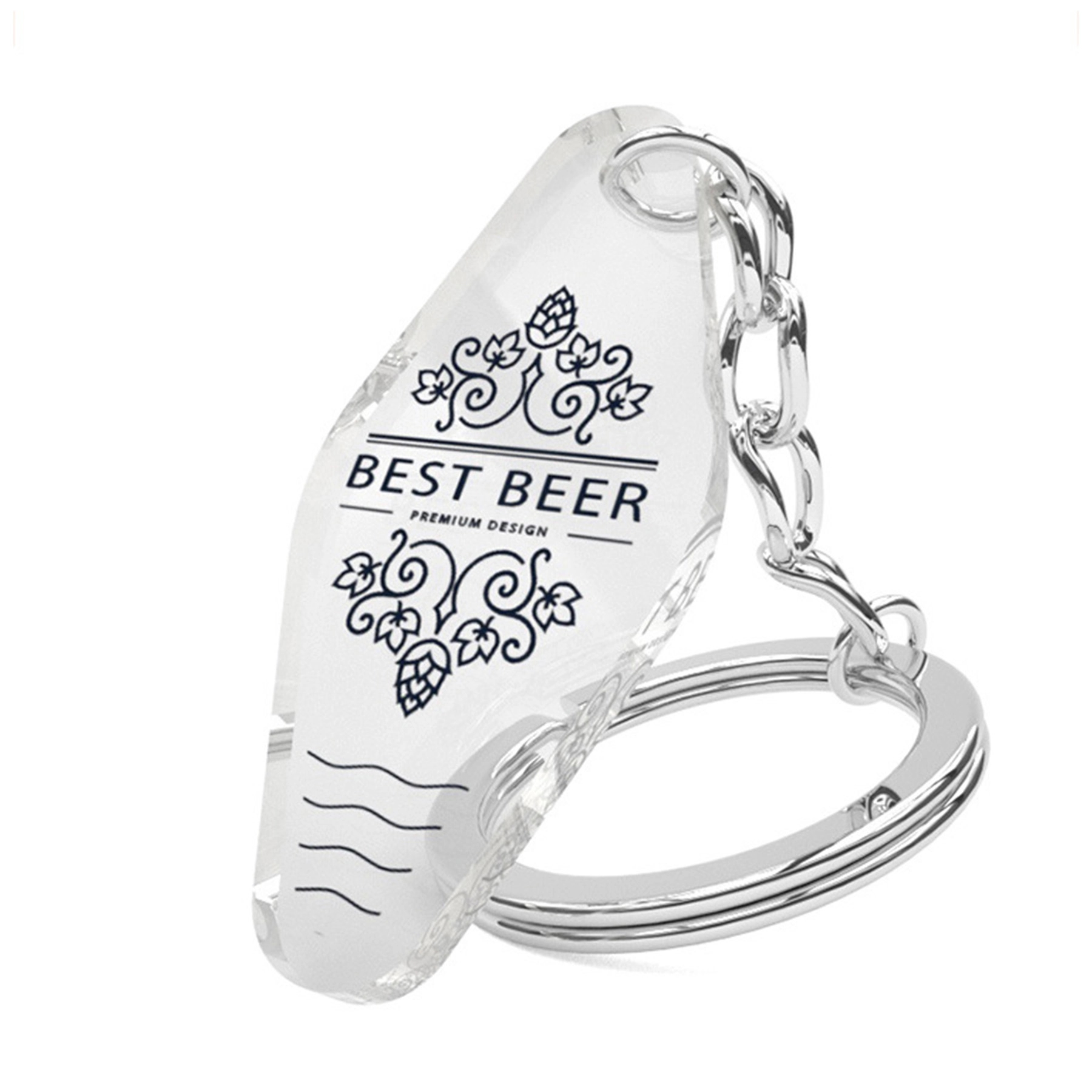 Transparent Acrylic Keychain Keyring