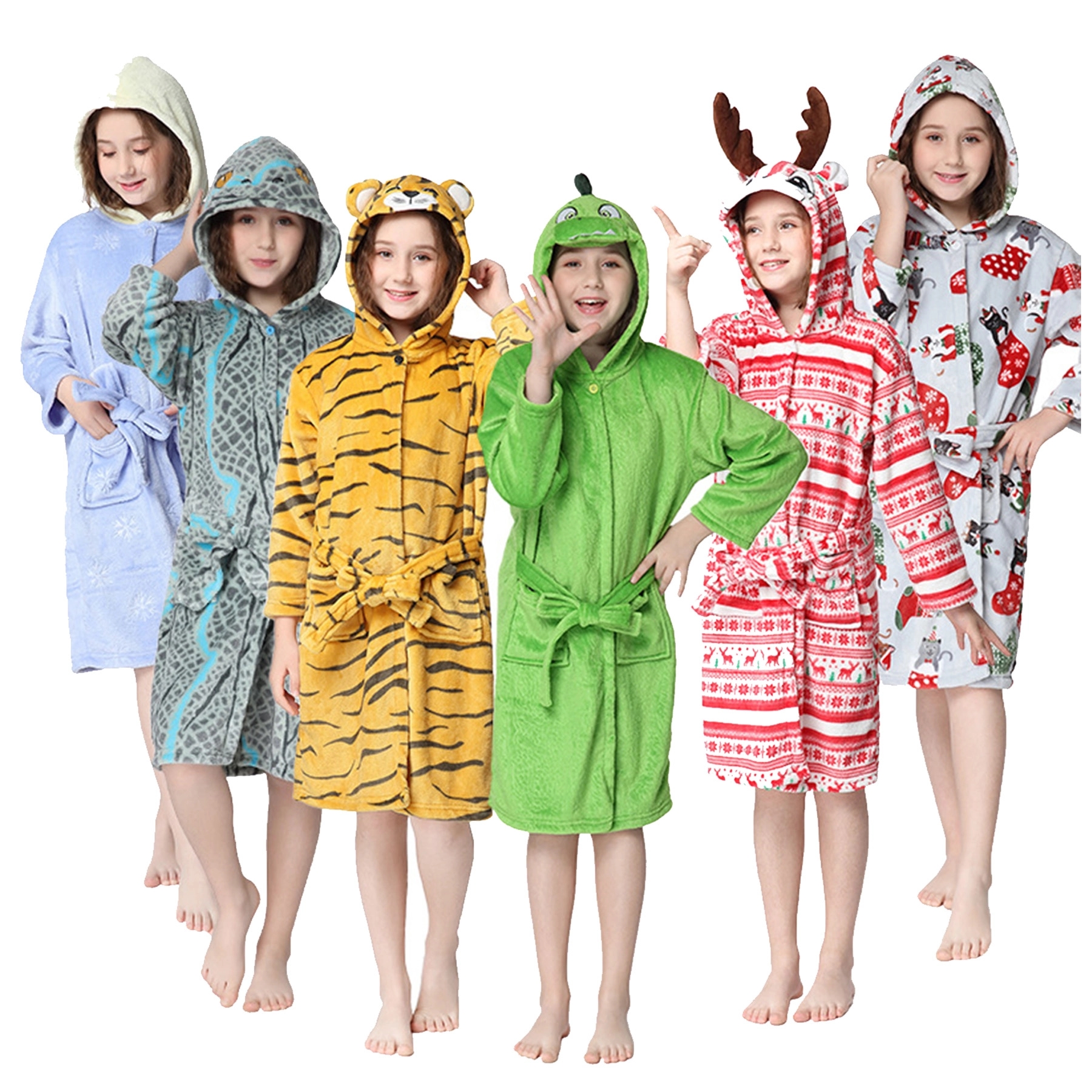 Matching One Piece Animal Pajamas Onesie for Family Costume