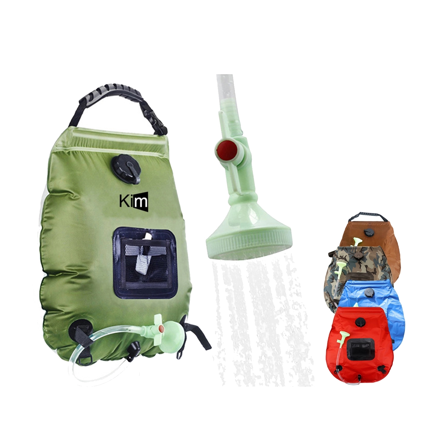 Outdoor Solar Thermal Shower Bag