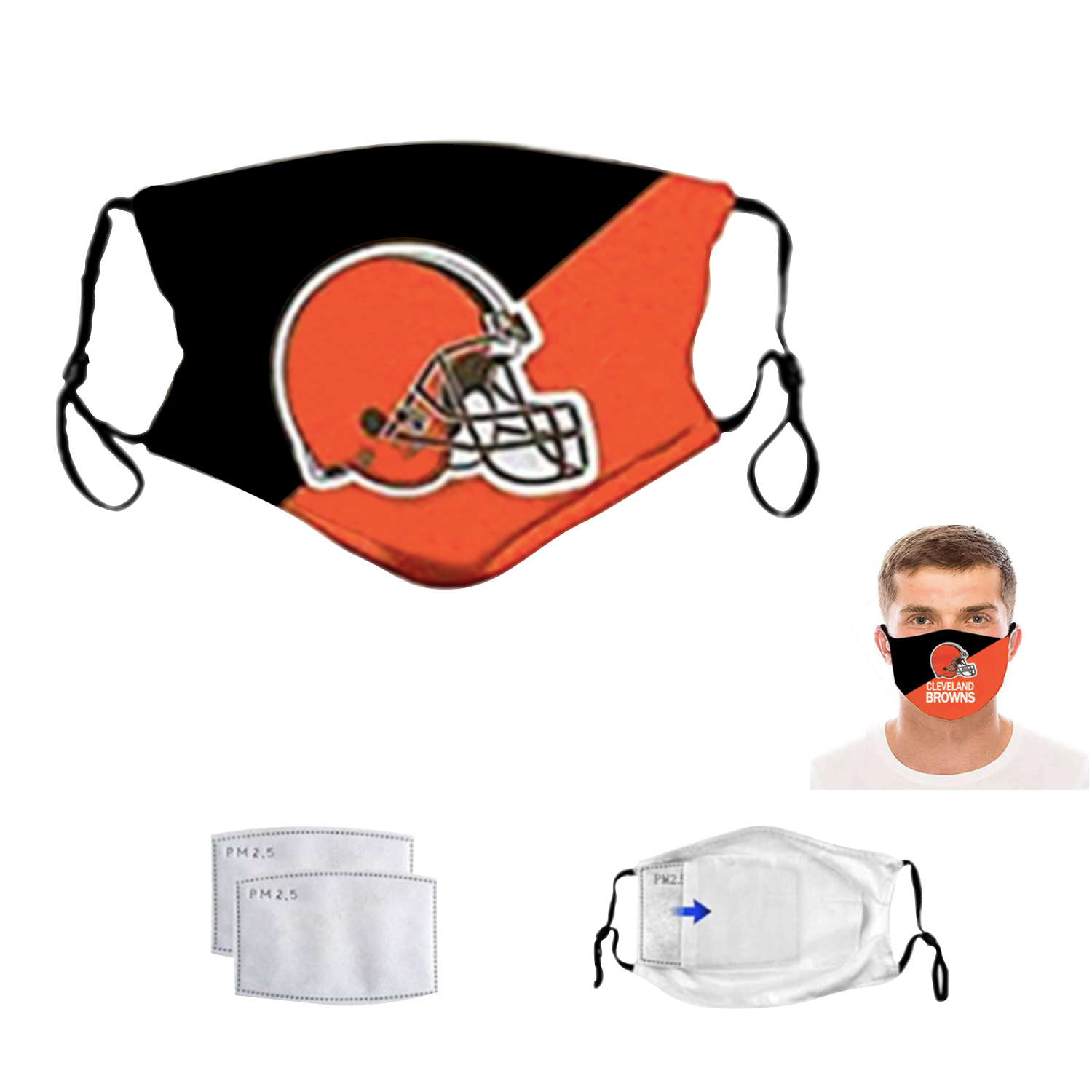 Sublimated Adult Face Mask