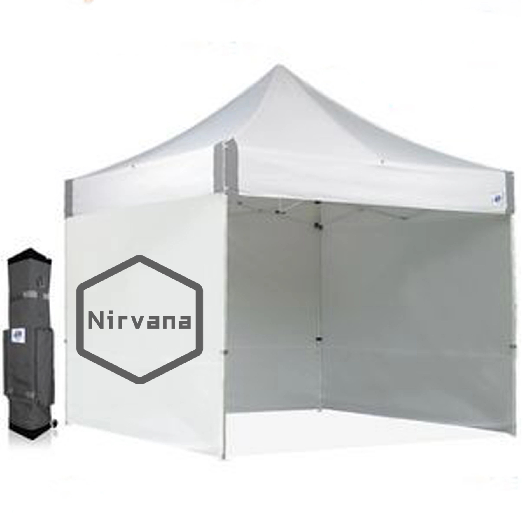 10x 10' Commercial Tent Package w/ 4 Side Walls, Roller Ba