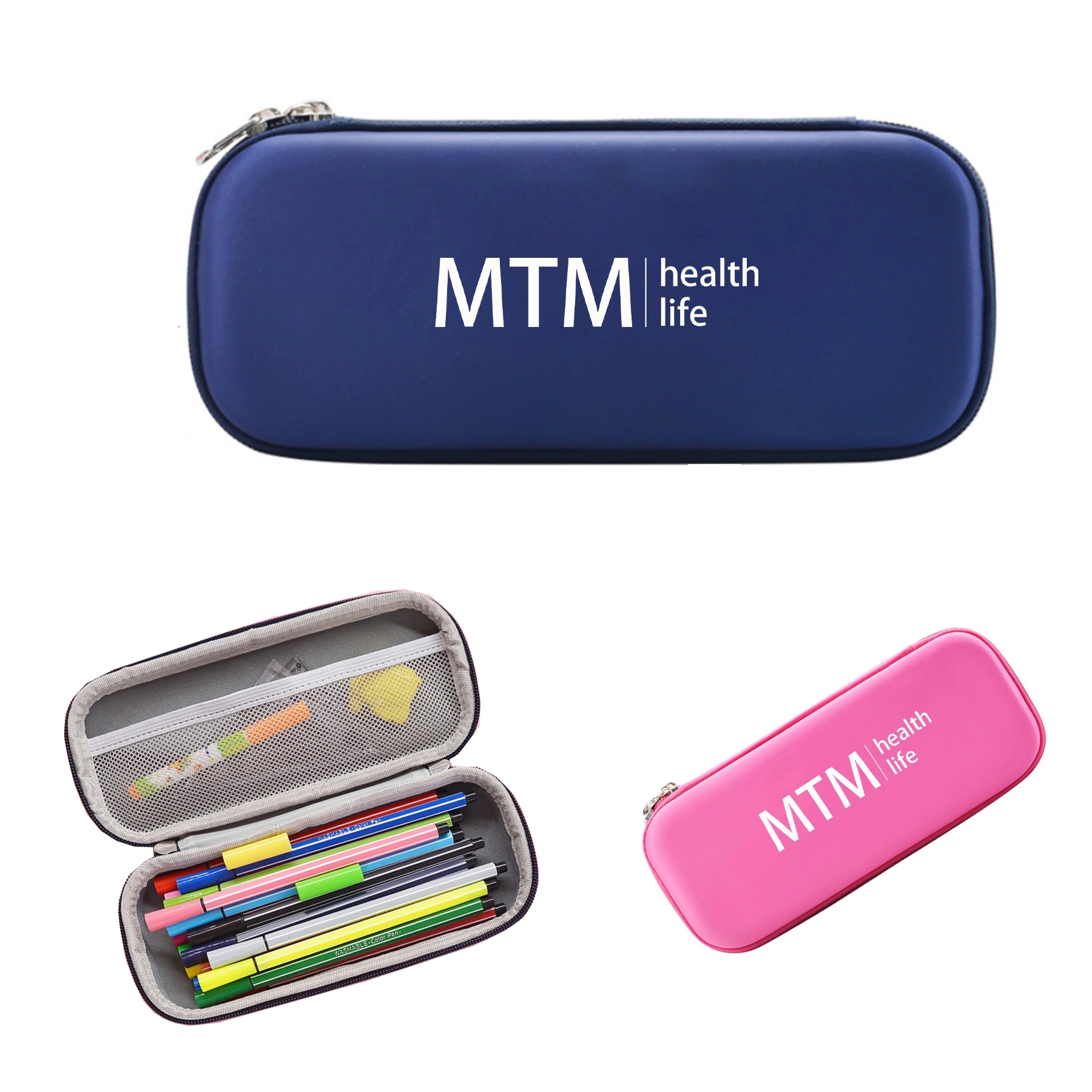 Large Capacity EVA Hard Shell Pencil Case Pen Holder Station