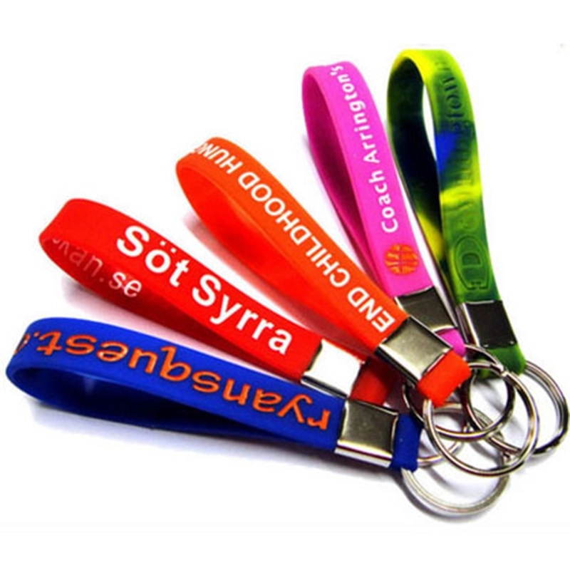 Silicone Bracelet Key Chain