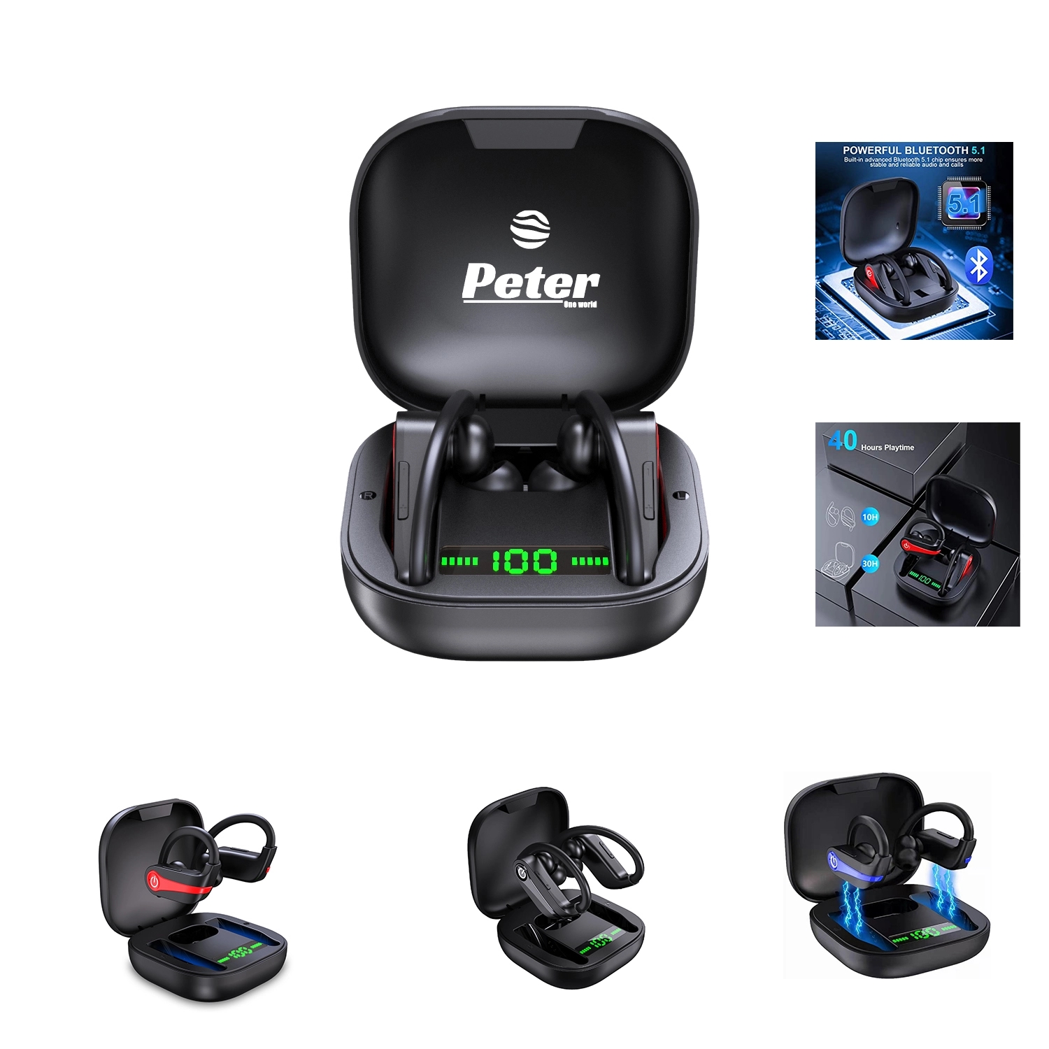 Wireless Earbuds Bluetooth Sport Headphones