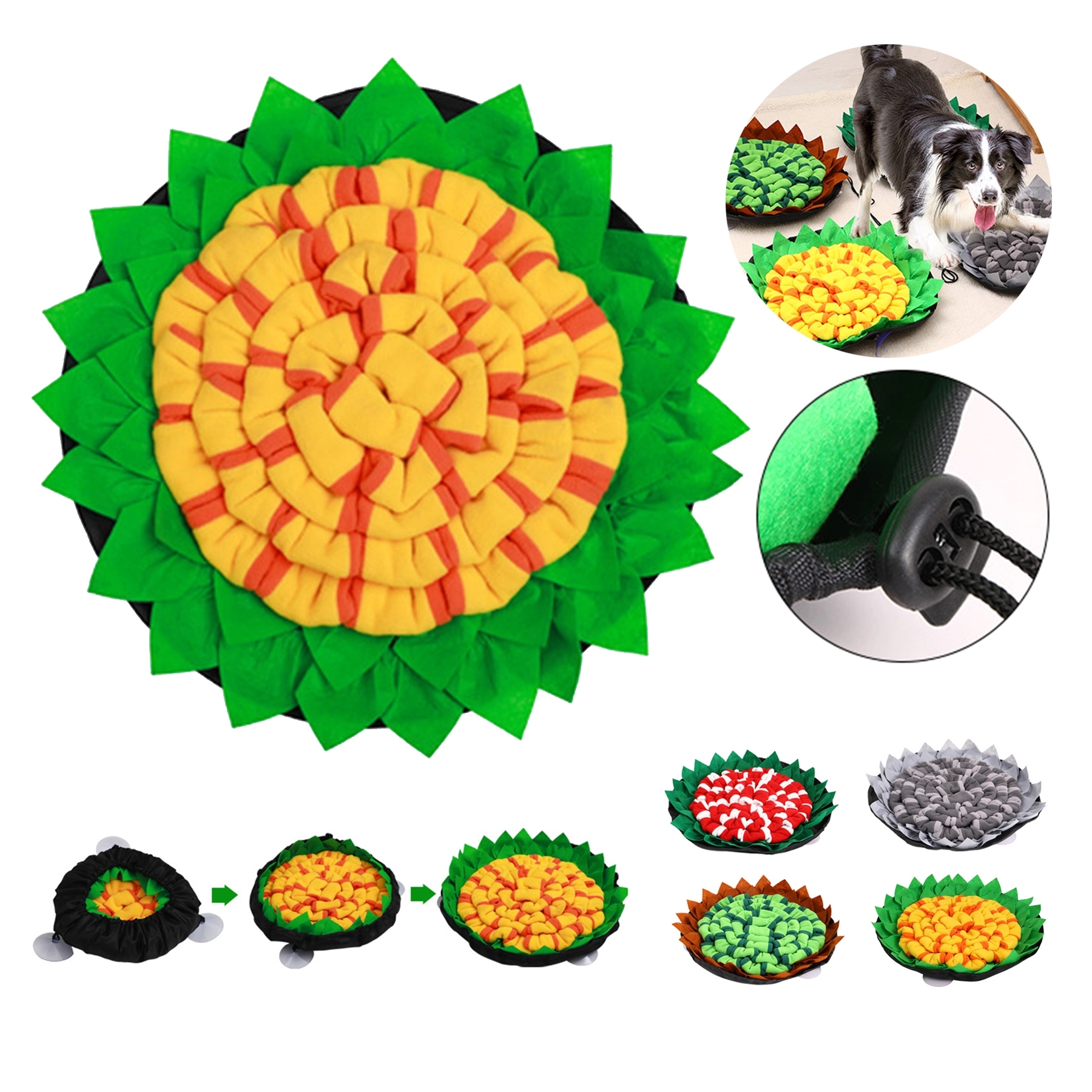 Dog Snuffle Mat Foraging for Feeding Puzzle Toys