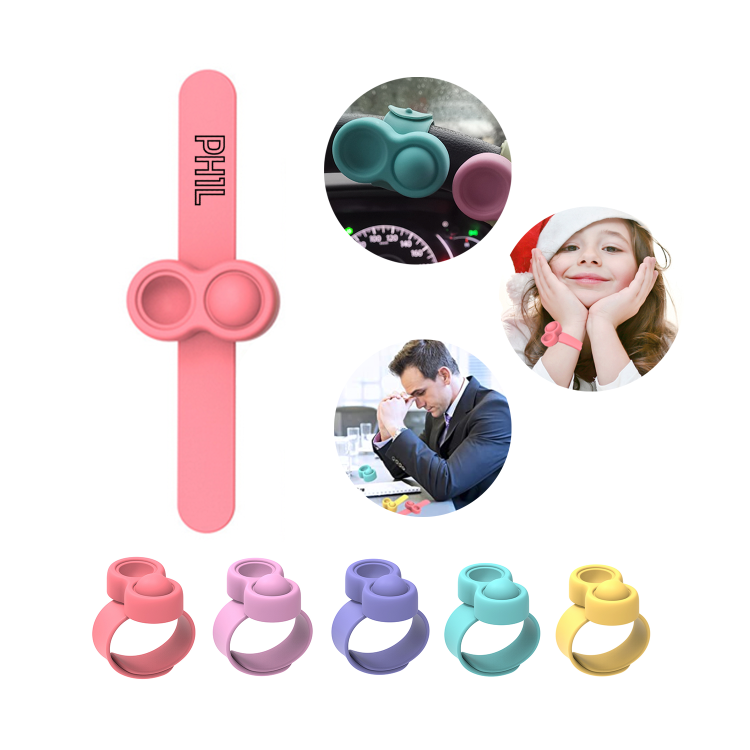 Stress Relief Wristband Fidget Toys
