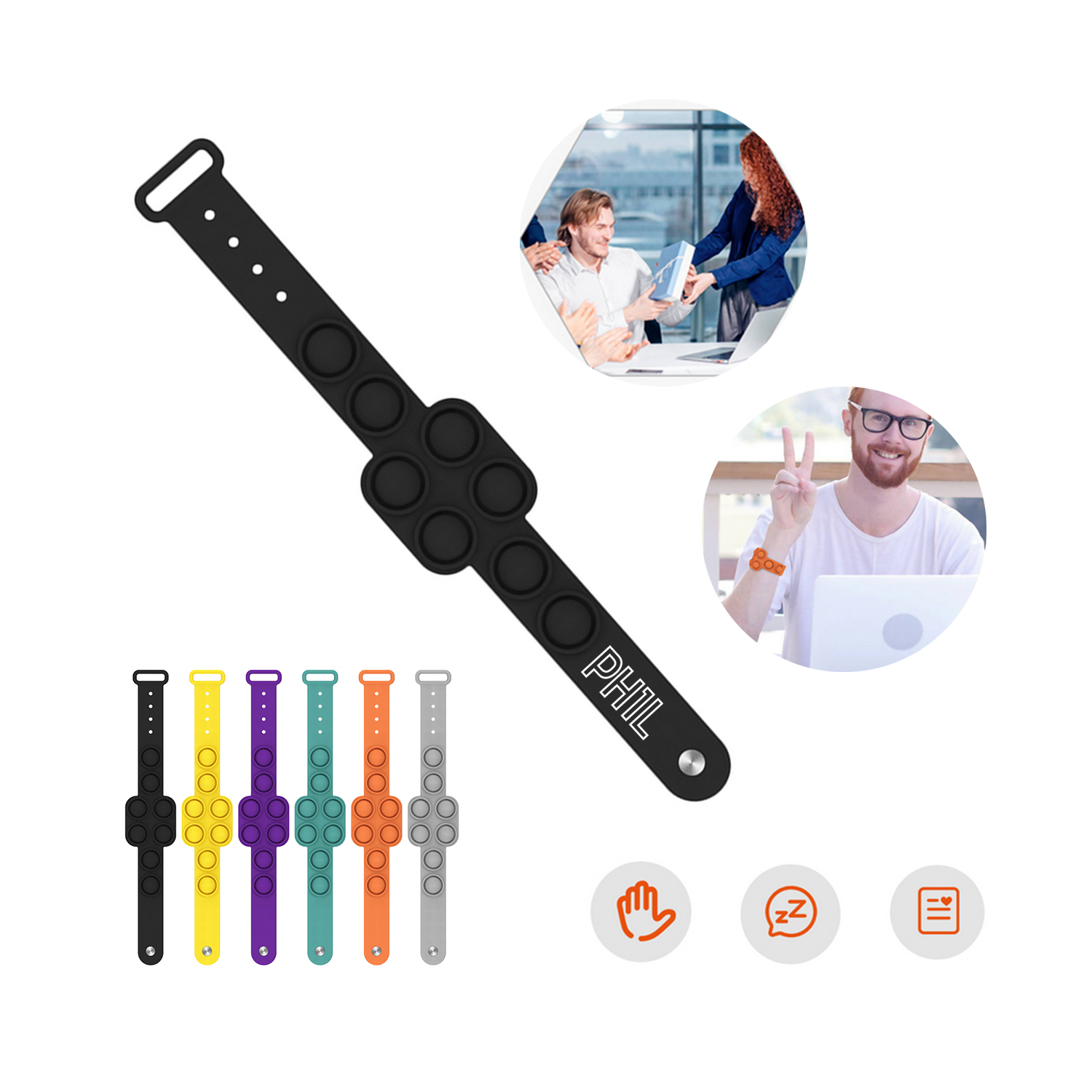 Stress Relief Wristband Fidget Toys
