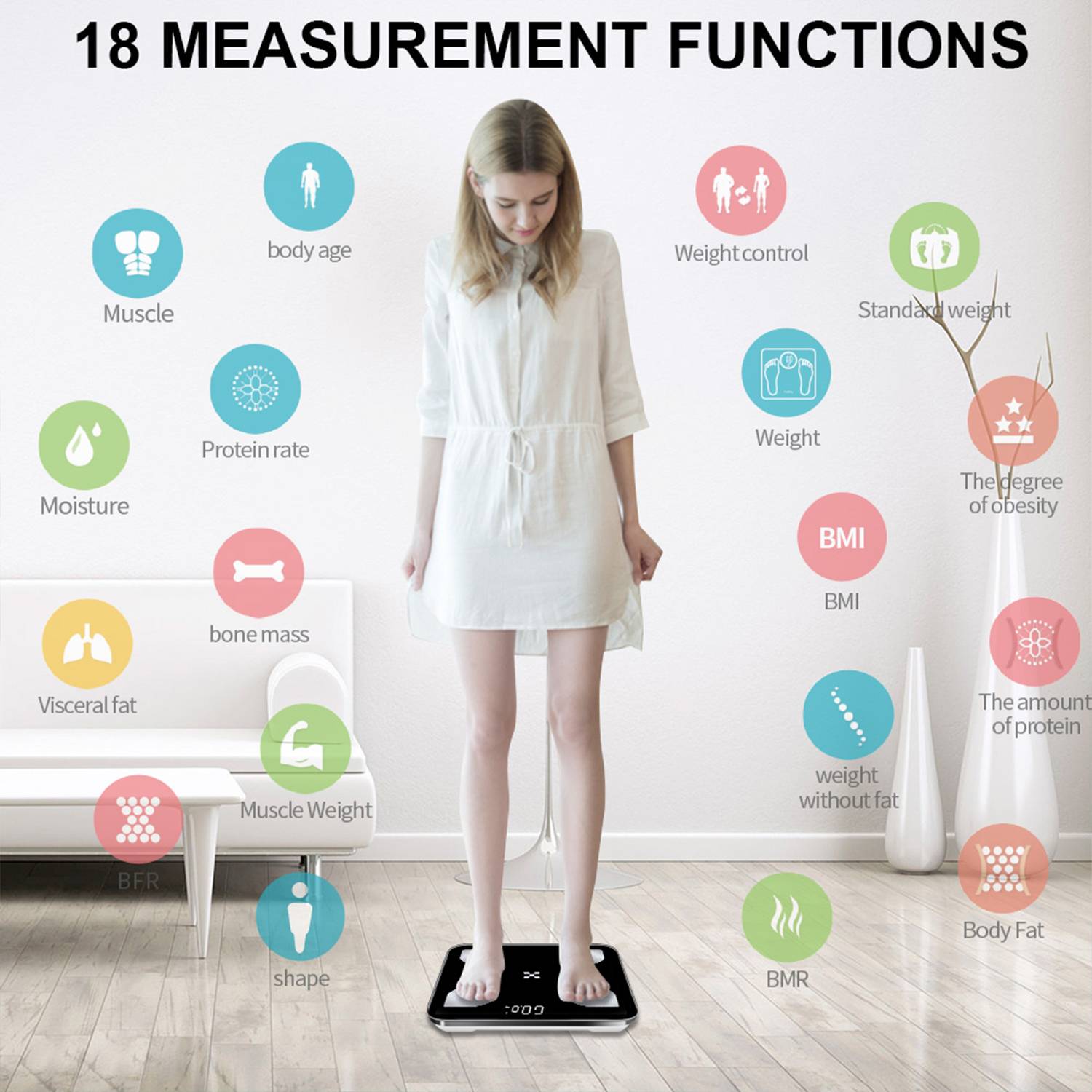Bluetooth Body Fat Scale - Image 3
