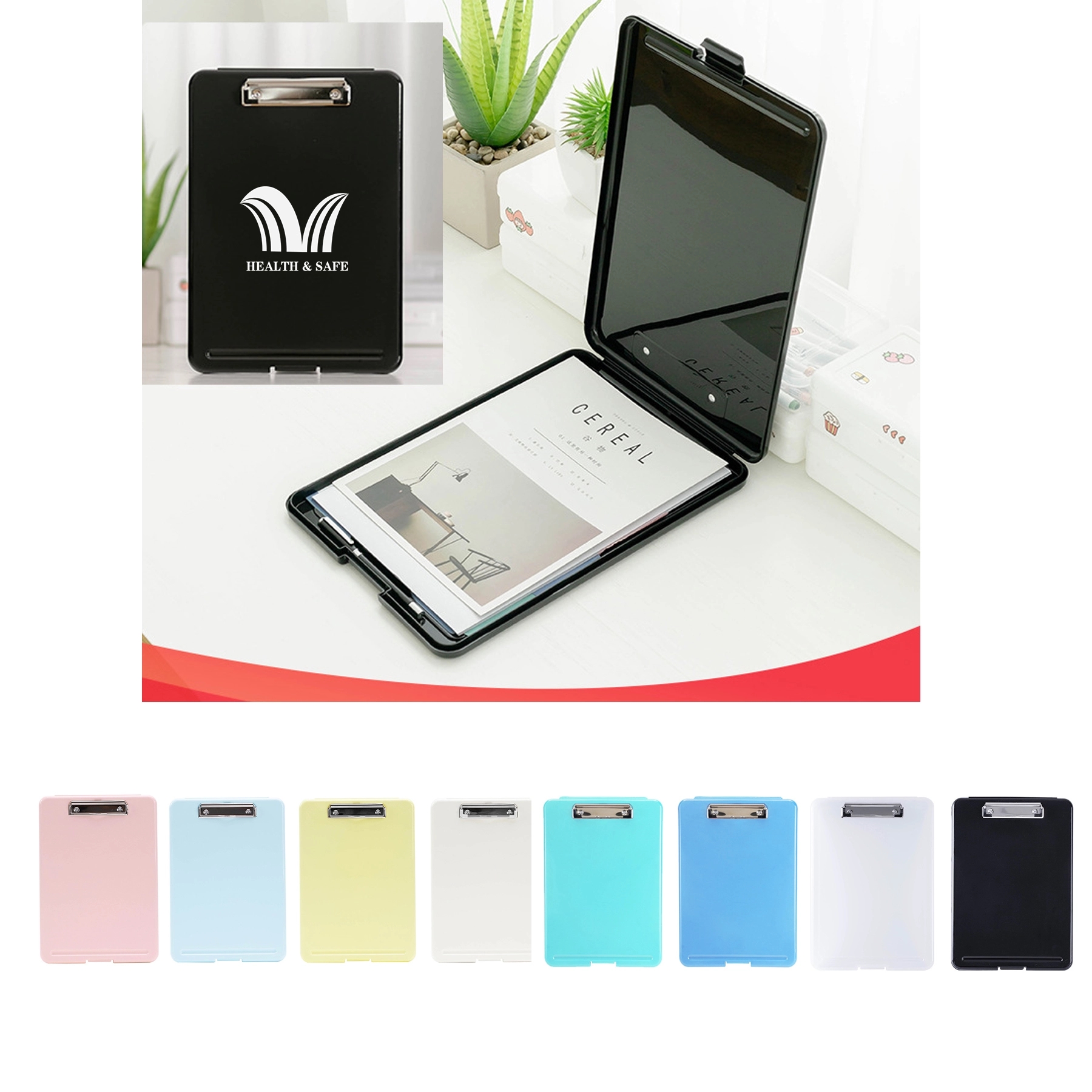 A4 WordPad File Box Multifunctional Folder Test Paper Case