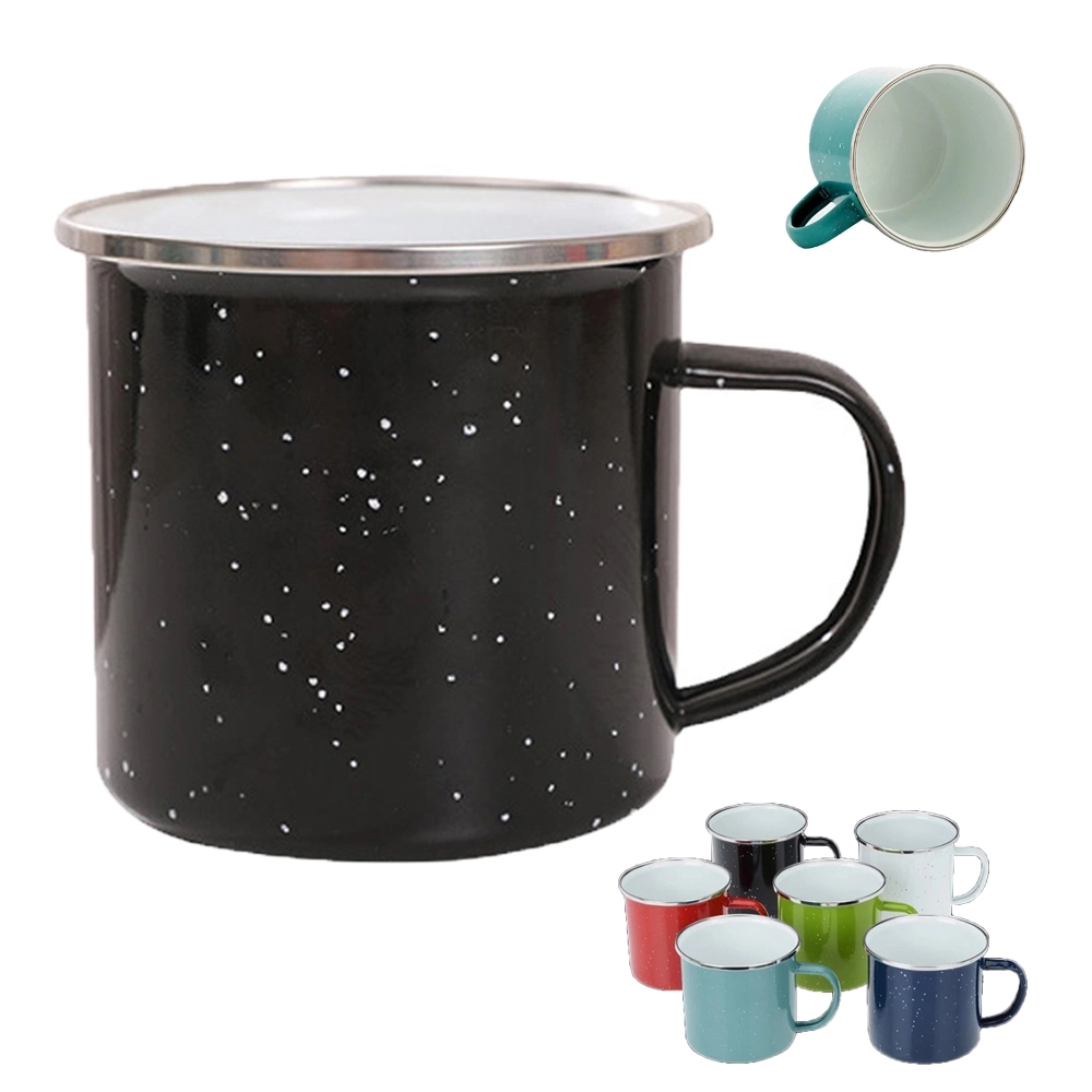 12oz enamel mug