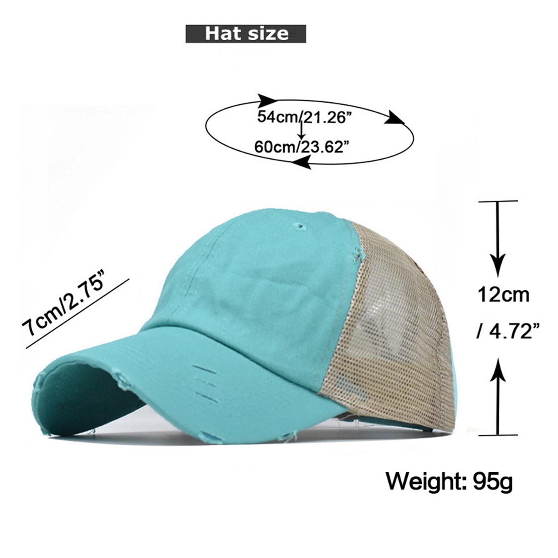 Washed Mesh Baseball Cap - Image 4