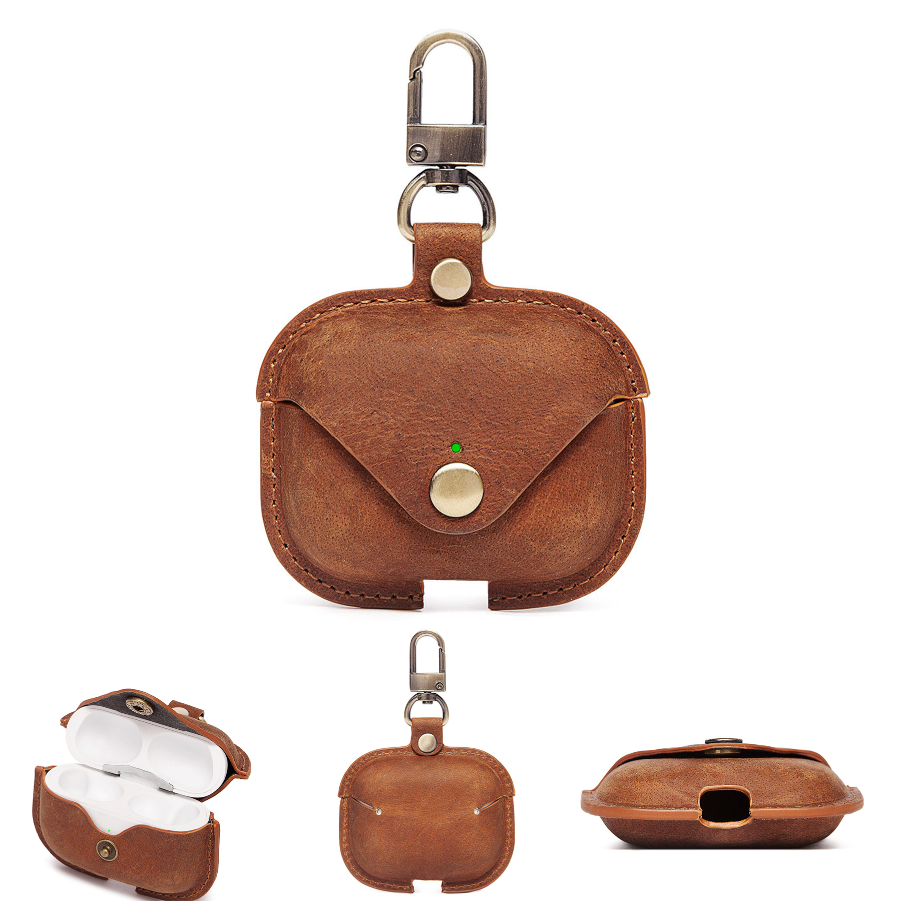 Cow Leather Case Cover for AirPods Pro