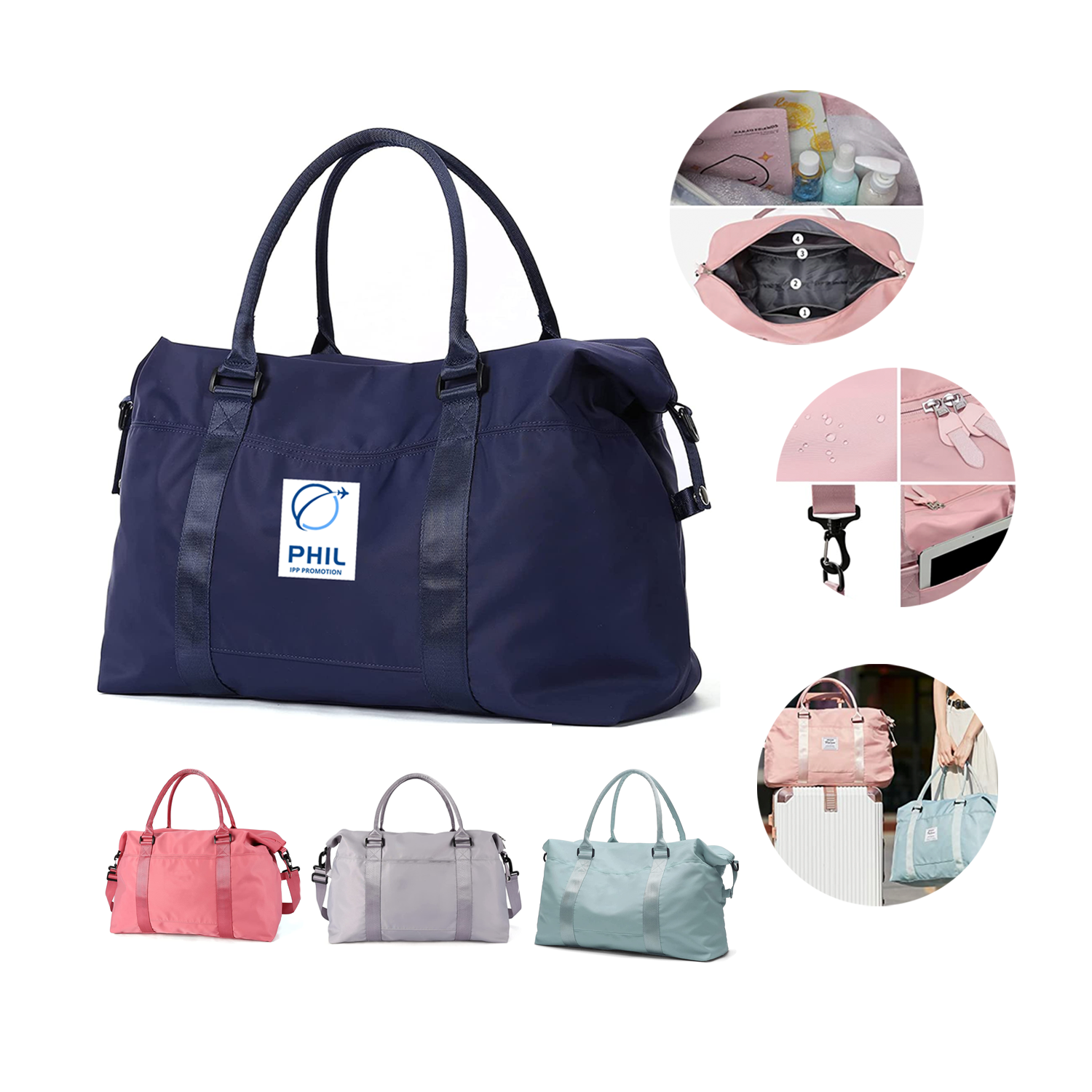 Travel Duffel Sports Tote Gym Bag