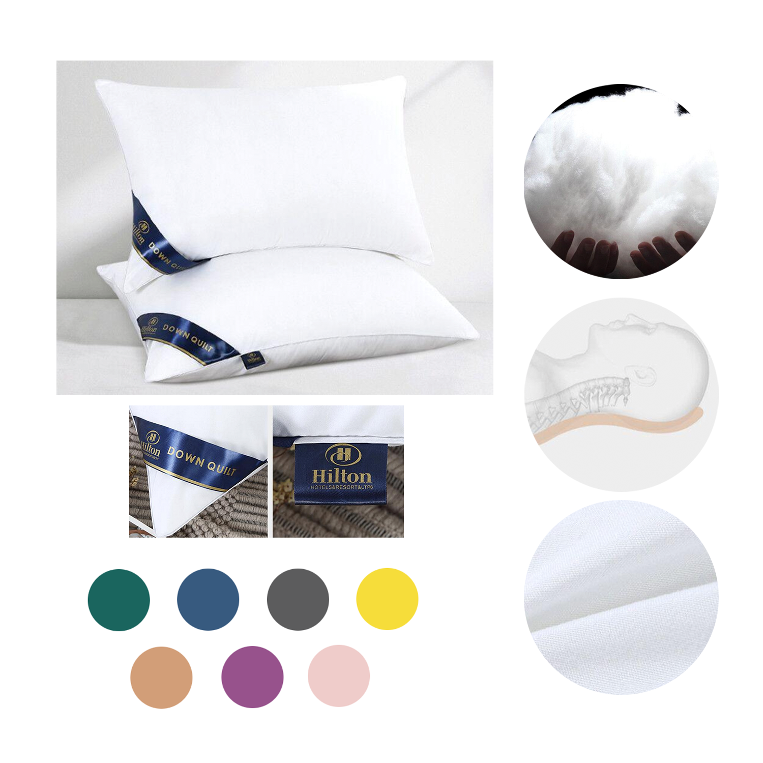 Pillow Insert Neck Protection