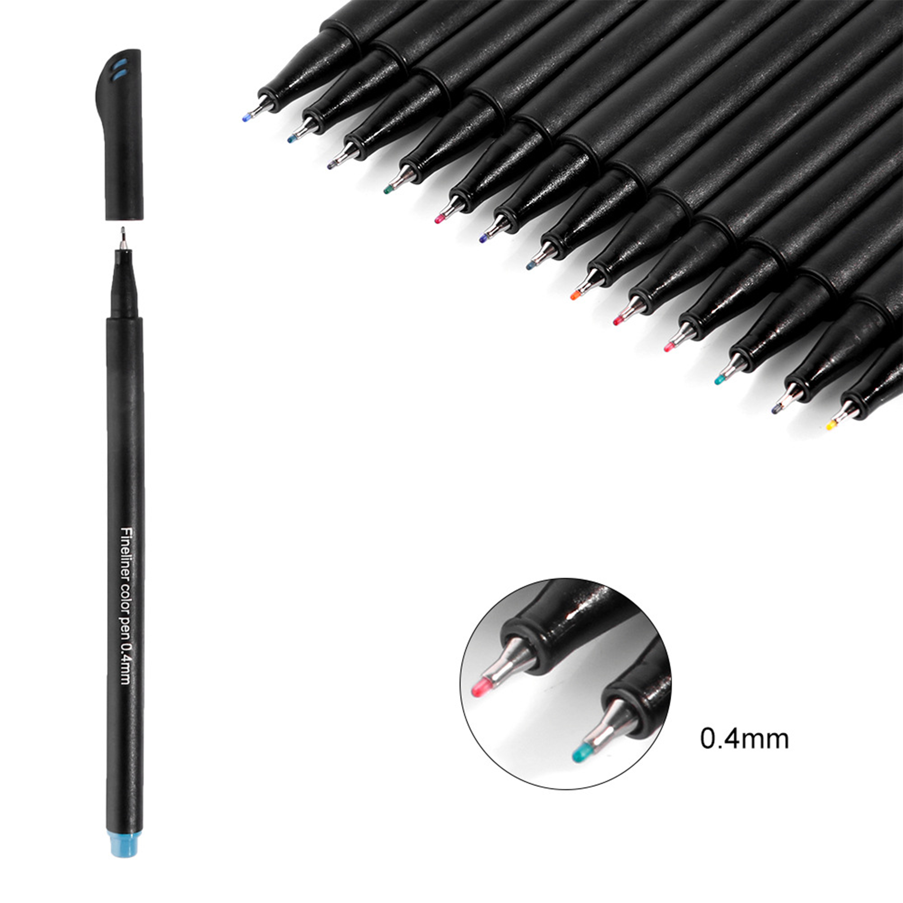 24 Colors Fine Liner Pen Set