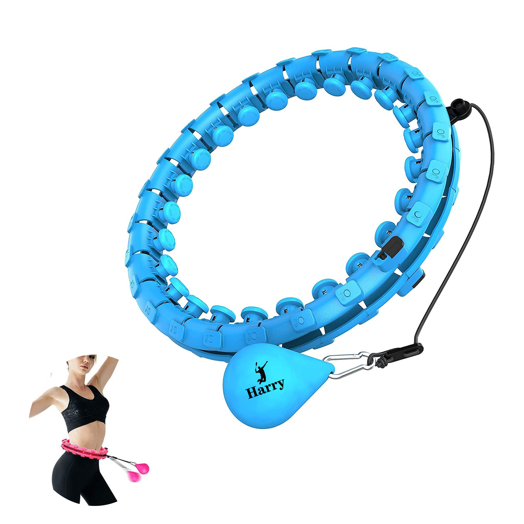 Smart Weighted Hula Hoop for Men and Women