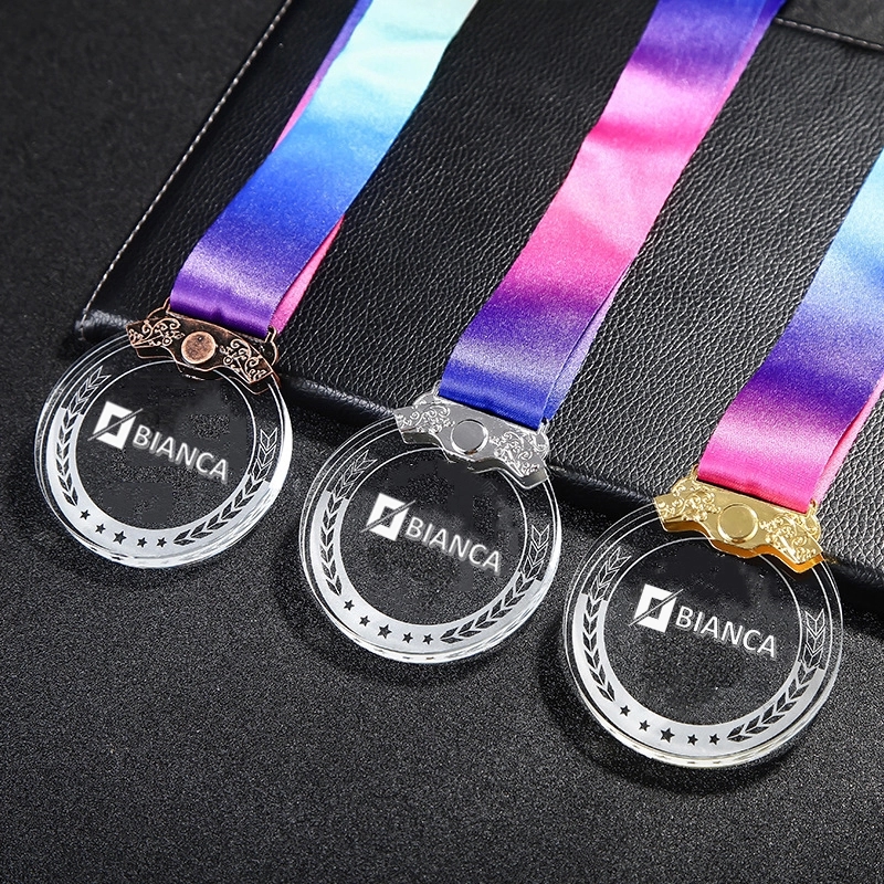 Crystal lanyard Medal