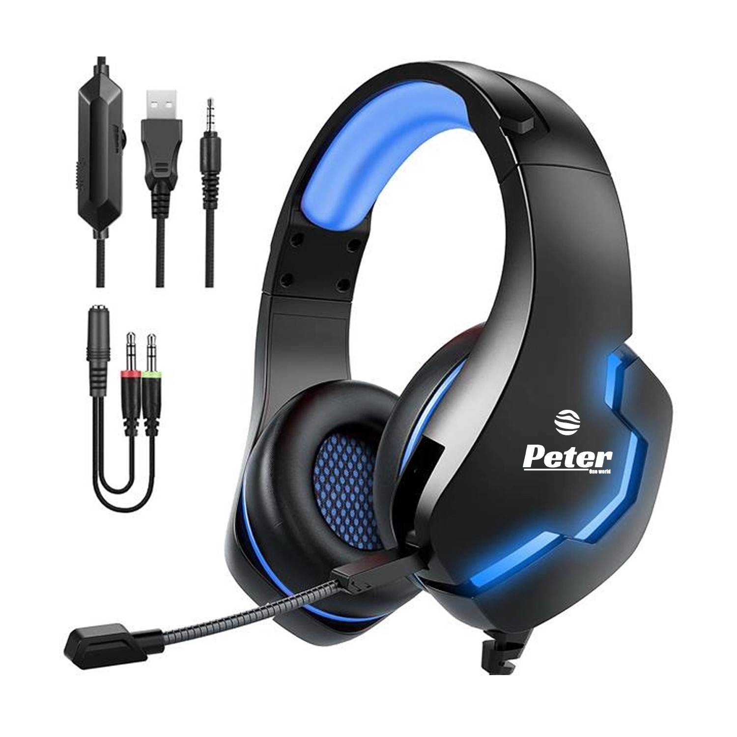LED Gaming Headset
