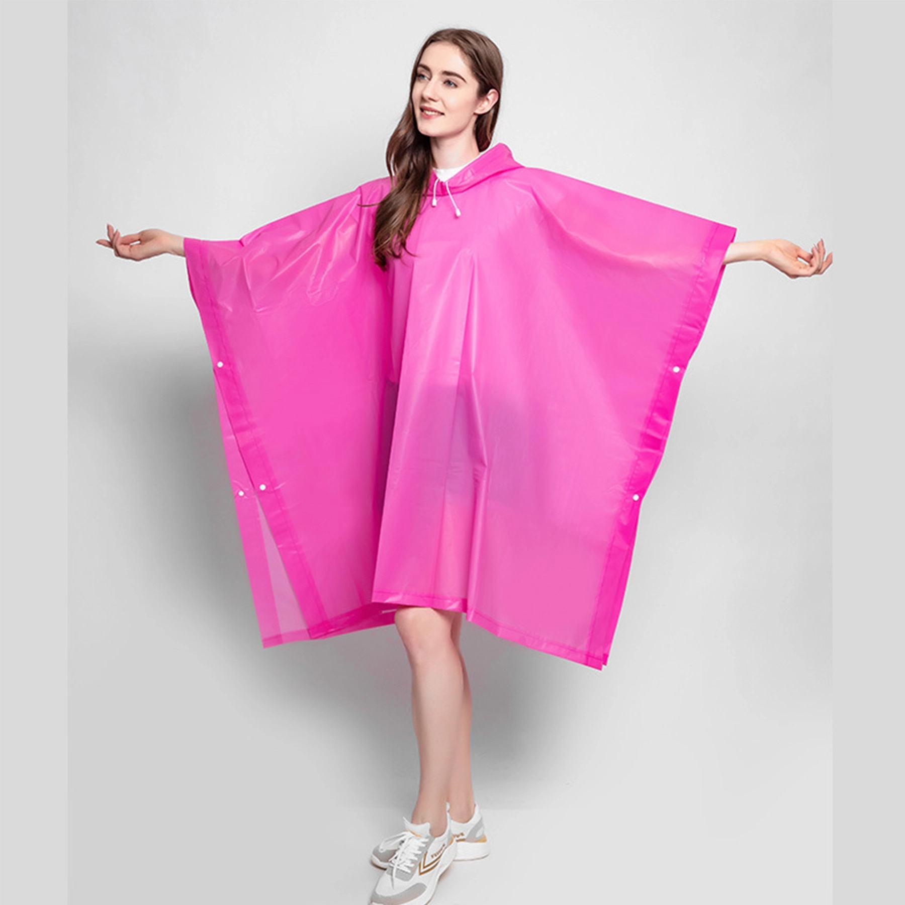 Portable EVA Raincoats for Adults Waterproof Poncho - Image 4