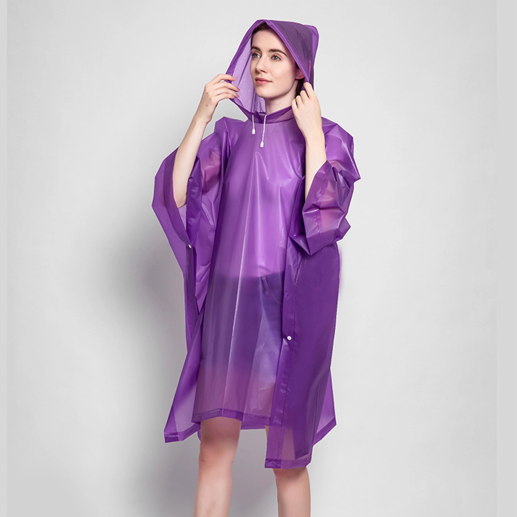 Portable EVA Raincoats for Adults Waterproof Poncho - Image 5