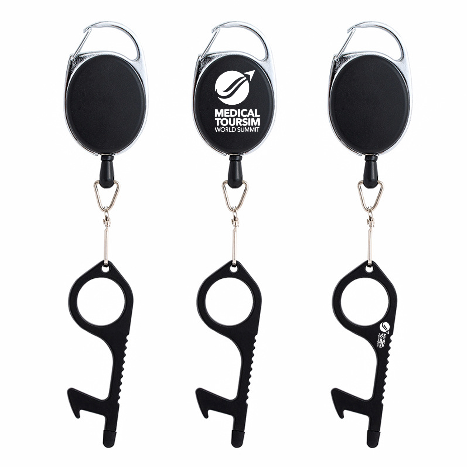 Stylus Tip Door Opener With Retractable Badge