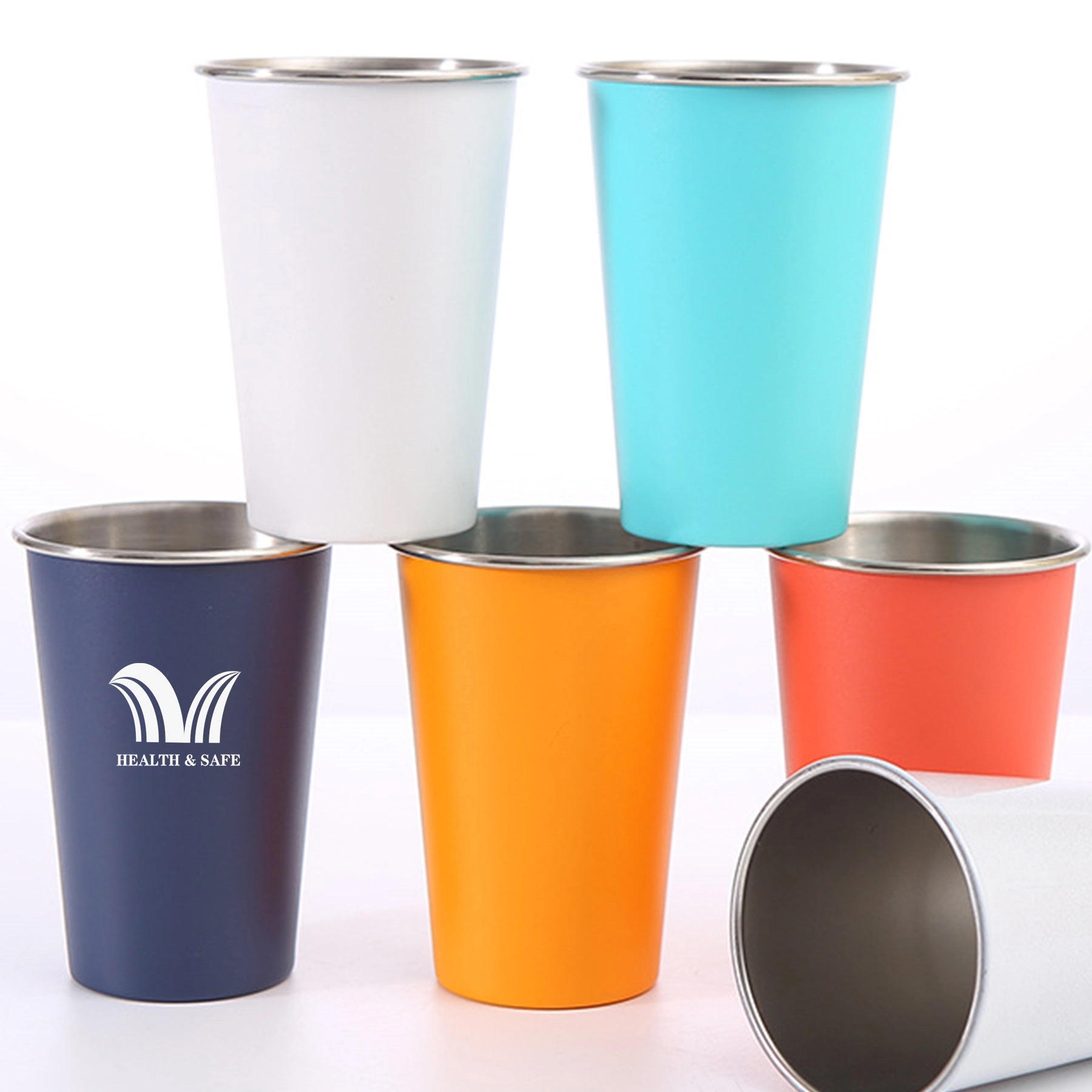 16oz Stainless Steel Pint Cups