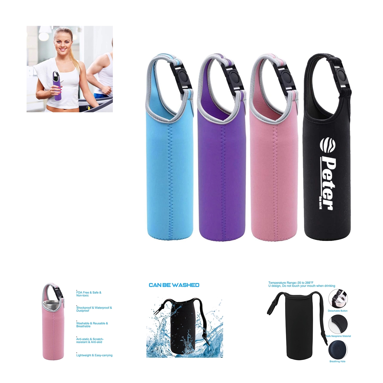 Neoprene Bottle Cover Sleeve