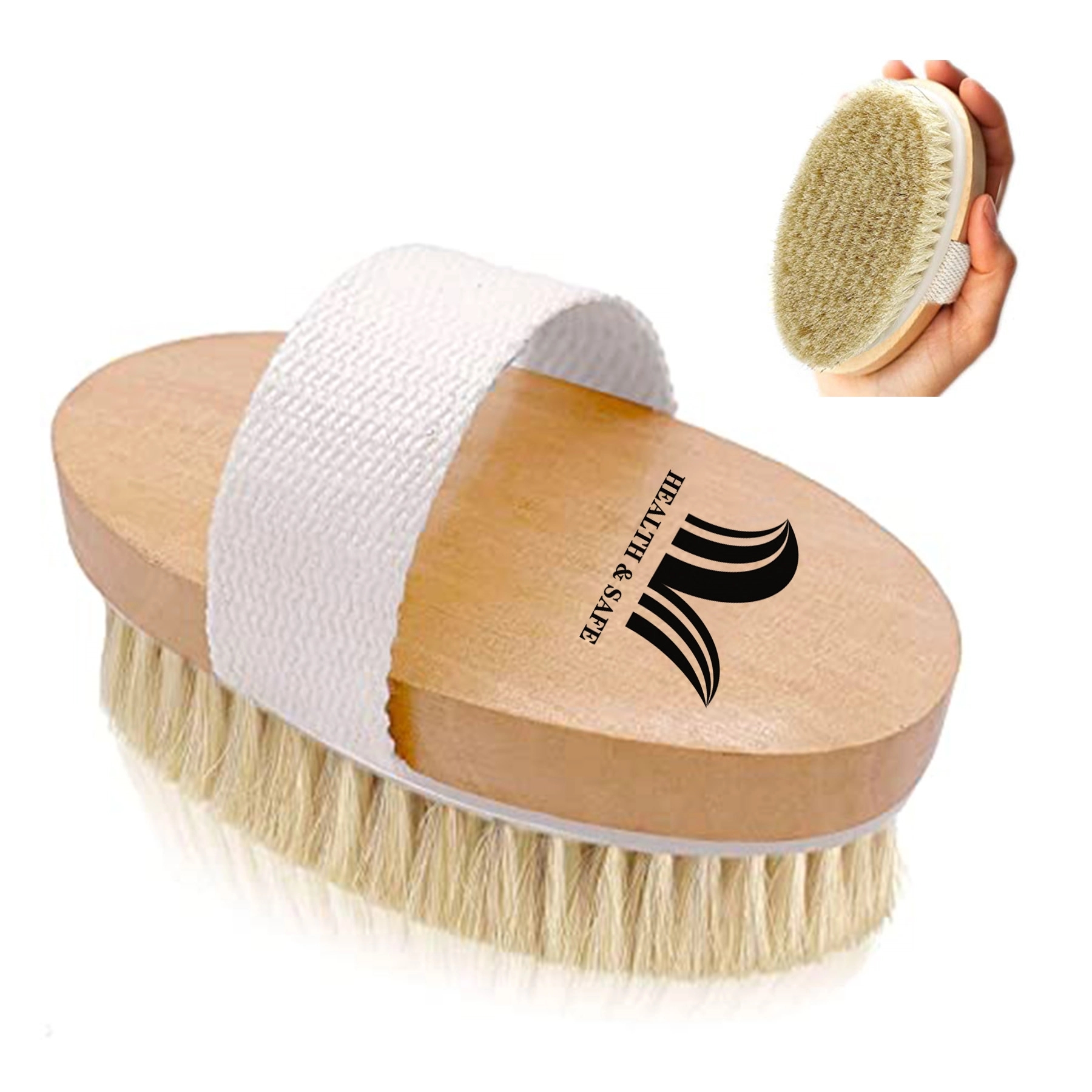 Wet and Dry Body Brush Exfoliator