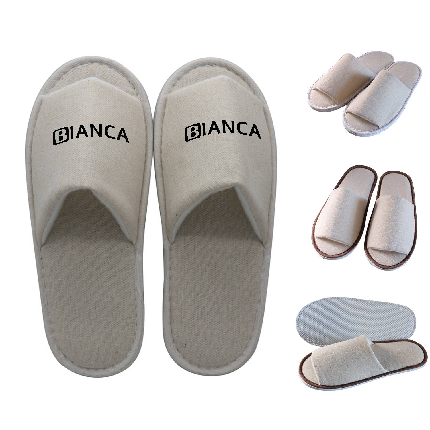 Open-Toe Hotel Slipper