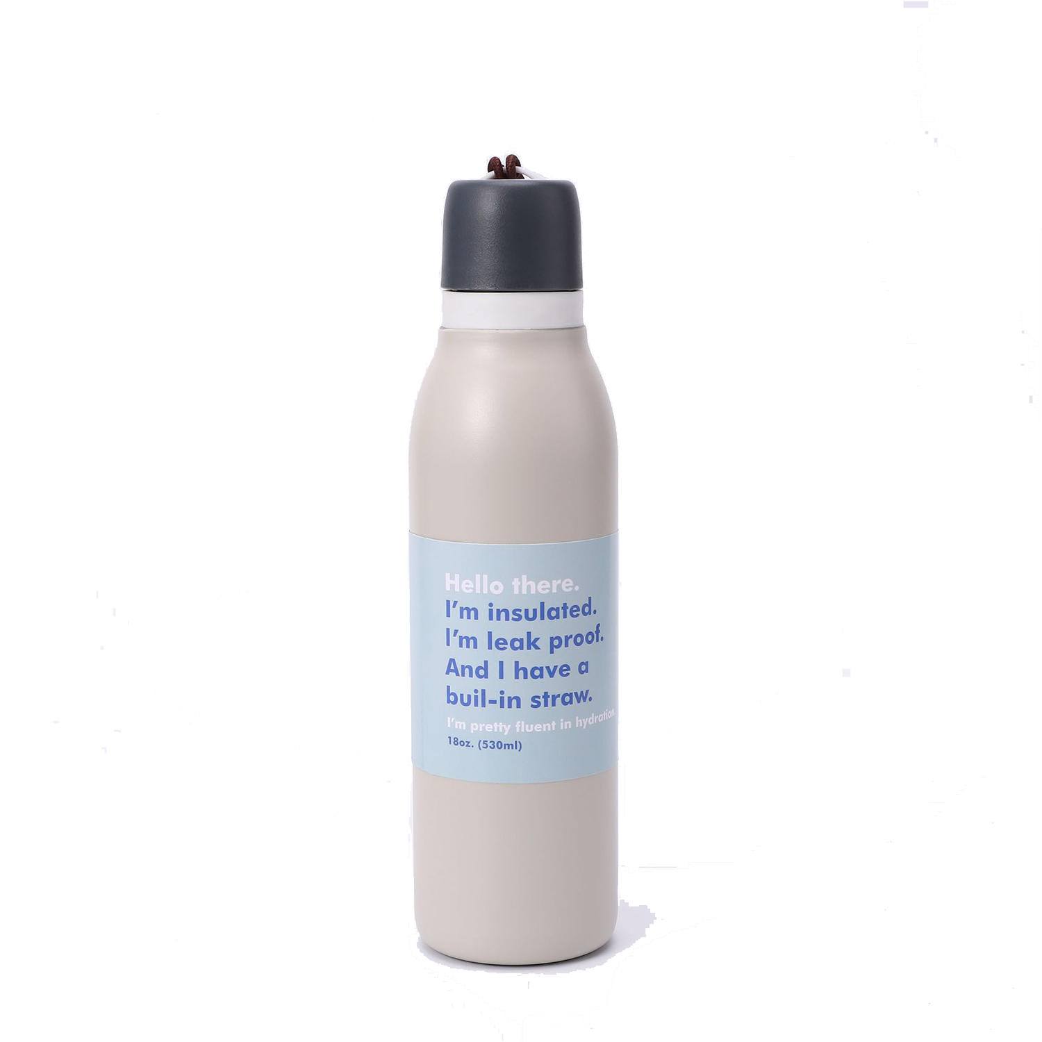 18oz Bowling Shaped Stainless Steel Insulated Sports Bottle - Image 7