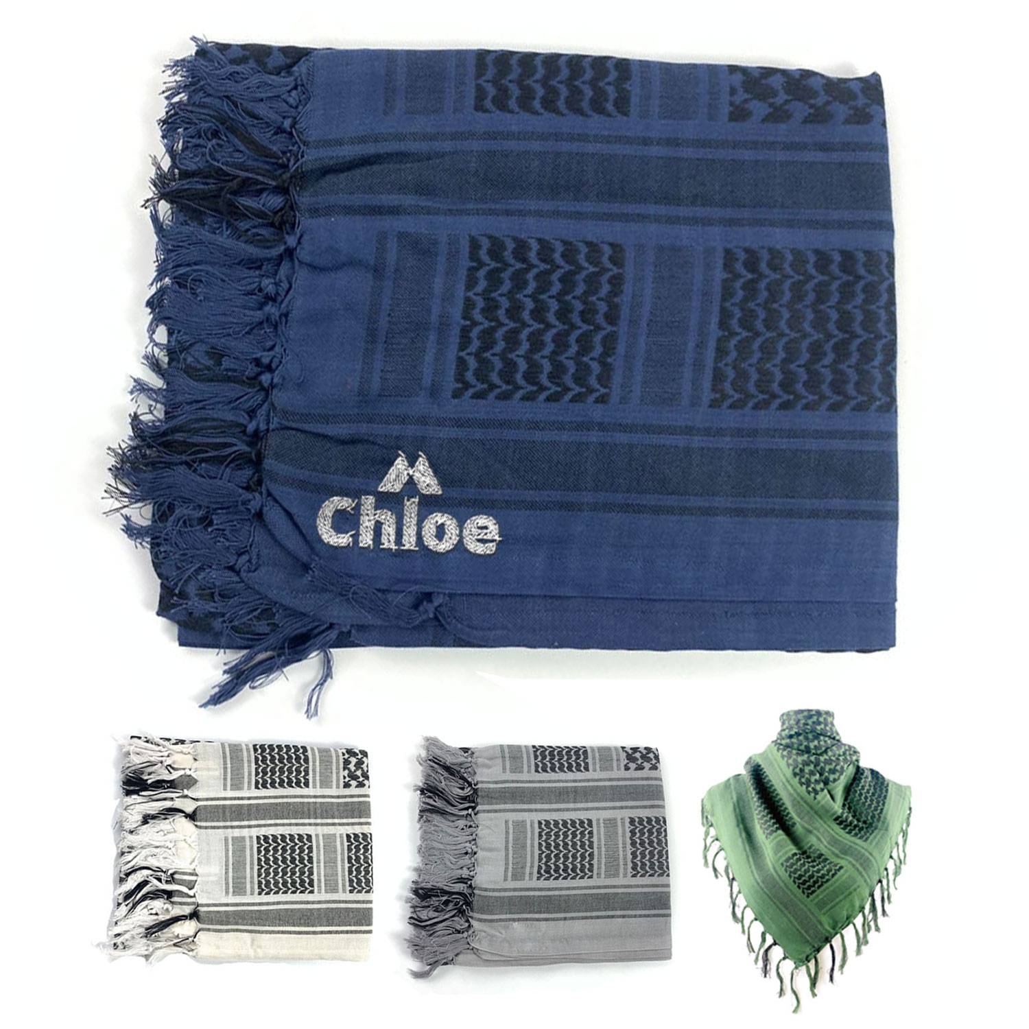 Camouflage Tactical Jacquard Shemagh Scarf