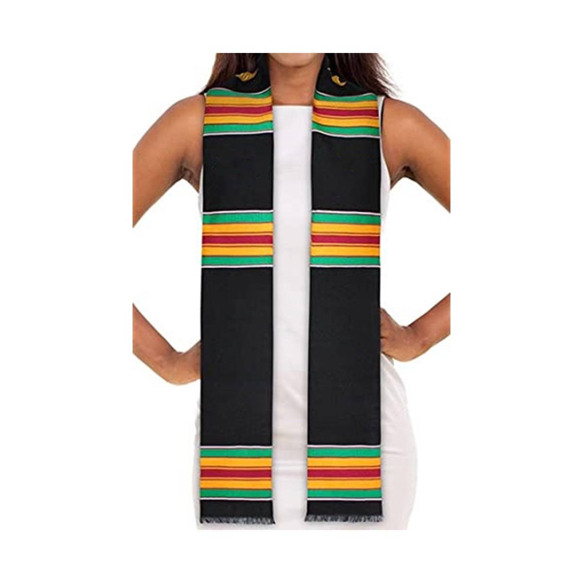 Men'S Adult Plain Graduation Shawl 60 Inch