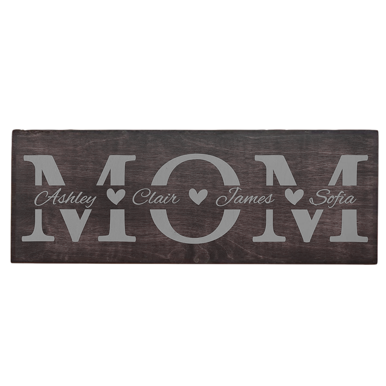 Custom Engraved Wooden Family Name Wall Sign - Image 4