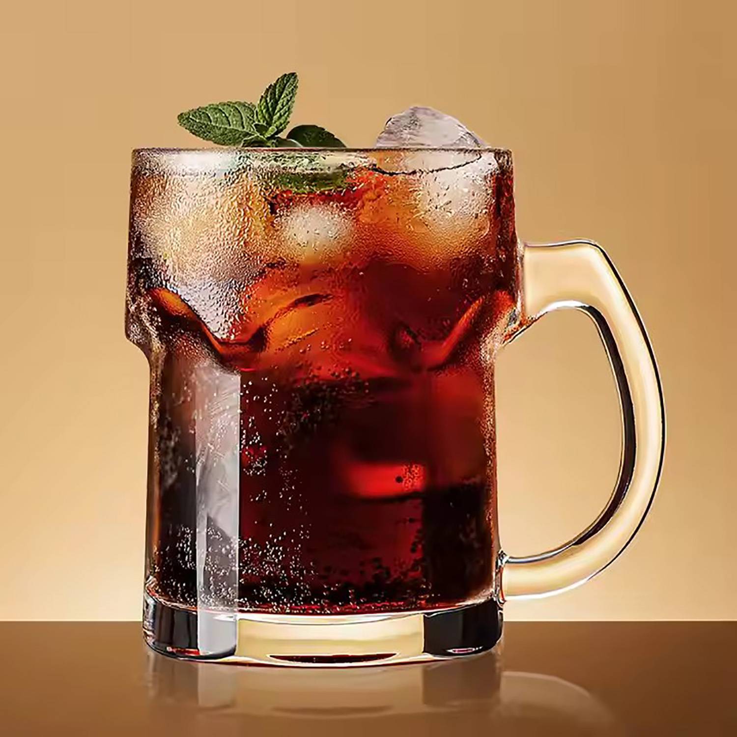 17oz Classic Thick Glass Mug w/ Handle - Image 5